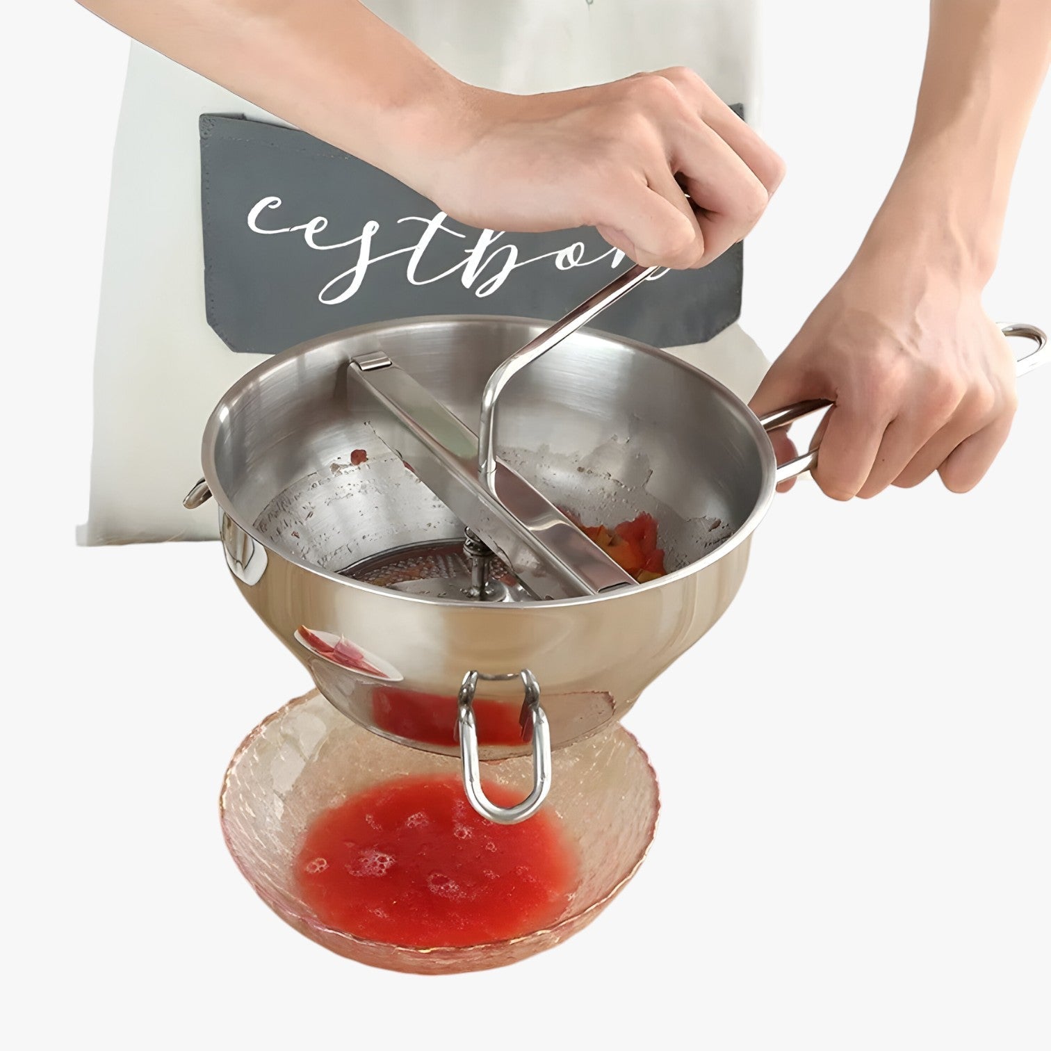 Zente | Rustfrit Stål Kartoffelprikker – Perfekt Mos og Mere - - house & garden - {{ product_tags }