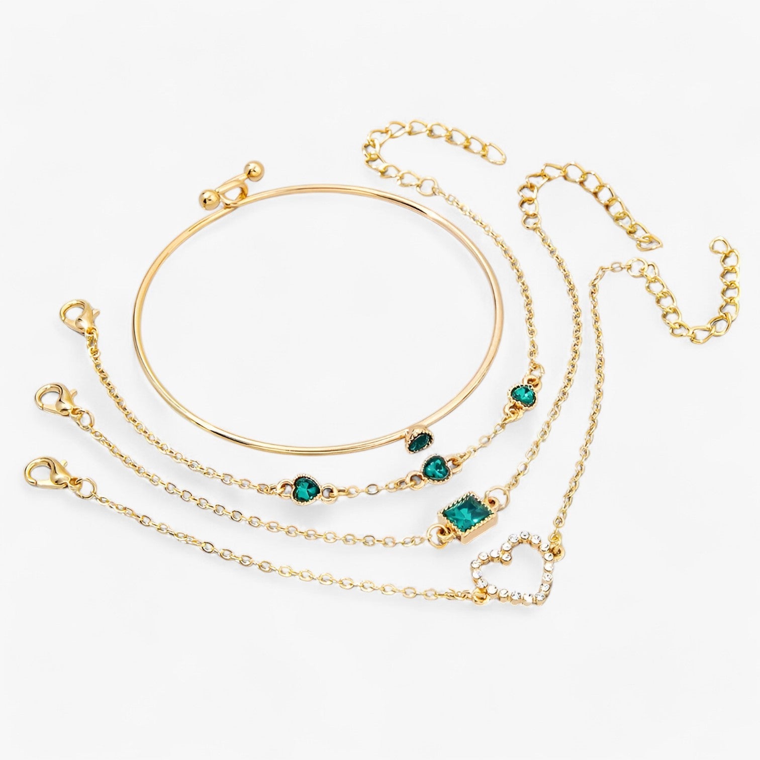 Celeste | Elegante smykker i smaragd med raffinerede charms - - women's fashion - {{ product_tags }