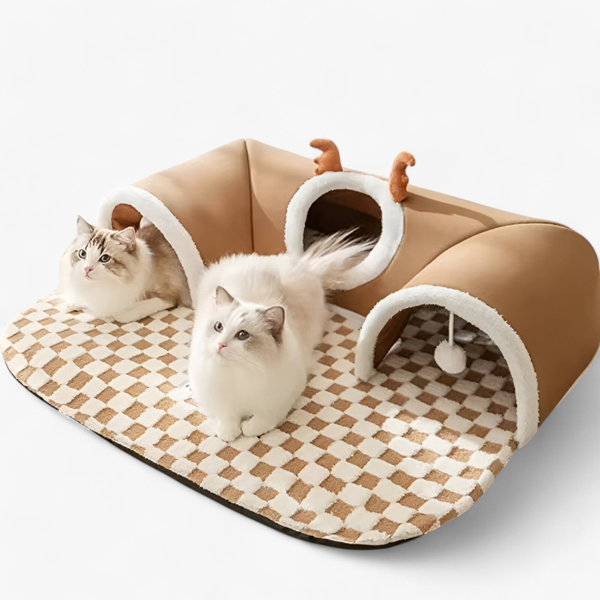 Whiskers | Varm Katte Tunnelbed – Leg, Gemmes & Søvn i Én - - other - {{ product_tags }
