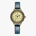 Laurel | Reloj vintage de cuero con esfera romana