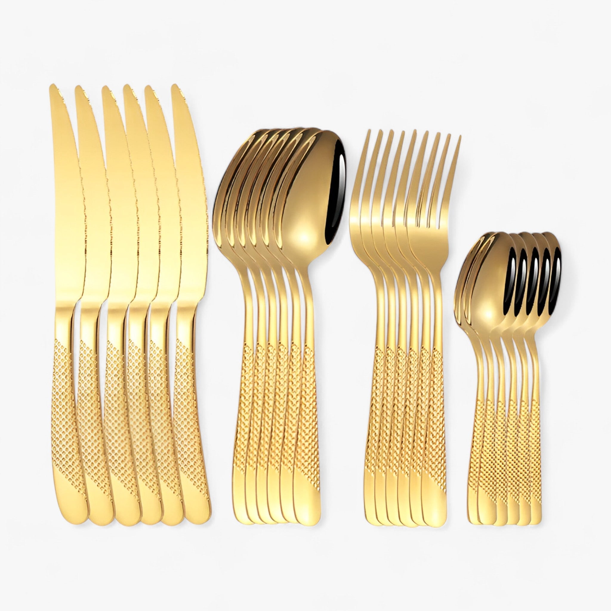StarDine | Bestik sættet i rustfrit stål - Guld - house & garden - {{ product_tags }