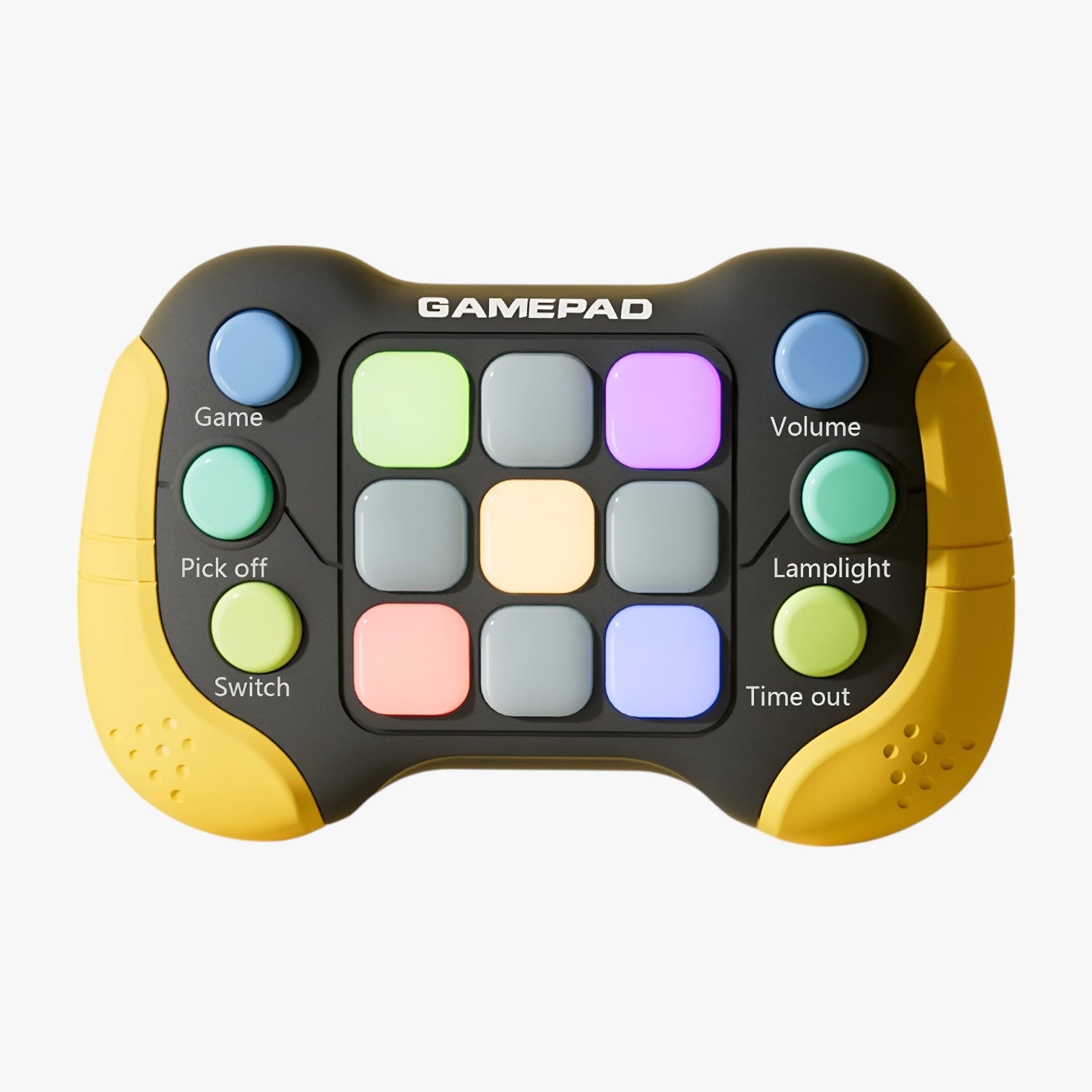 Stella | Fidget legetøj med hurtig push og blinkende lys - Nero Giallo - gadgets - {{ product_tags }