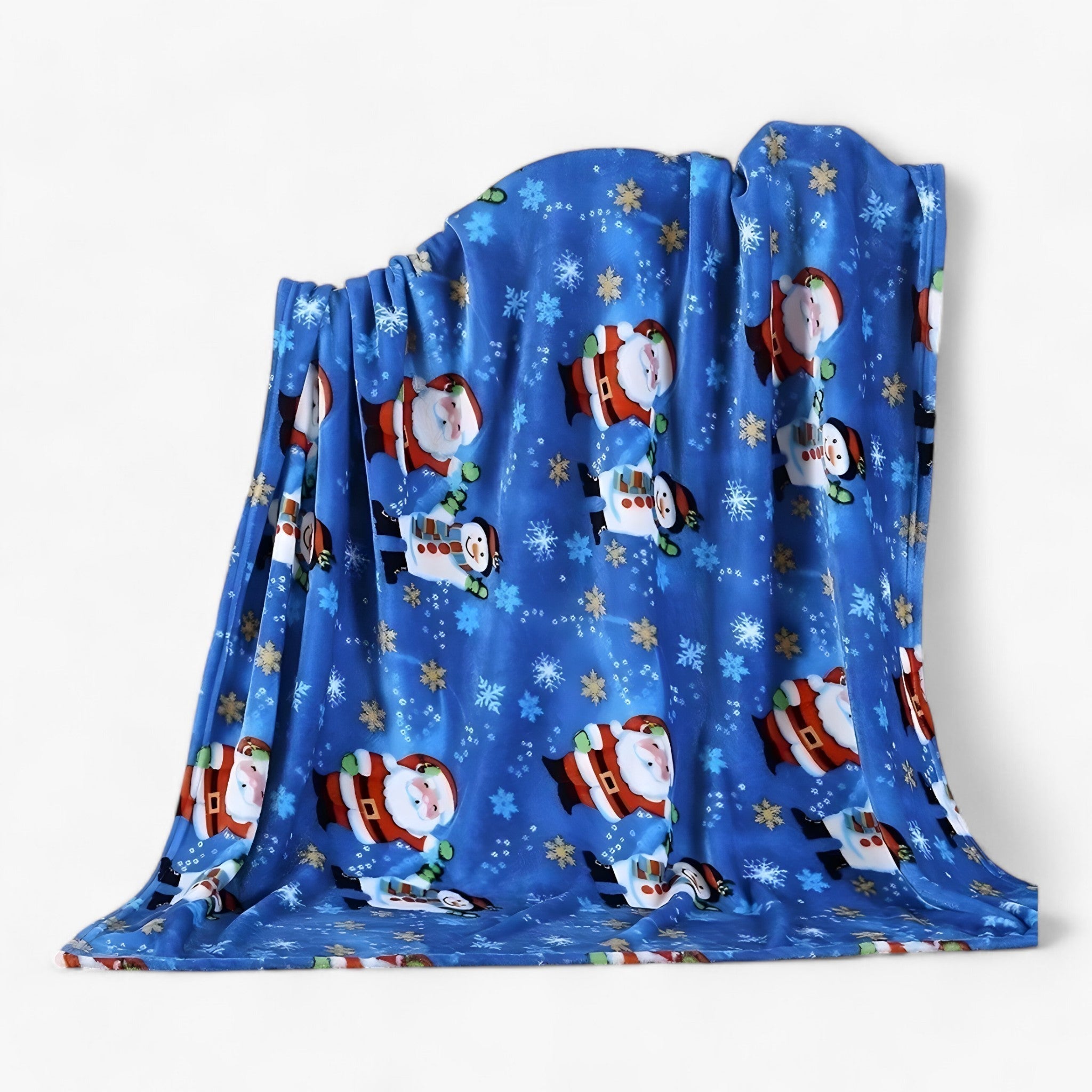 Velvy | Luksus julefilt i fleece - Elegant og hyggelig weekenddekoration - Blå - christmas - {{ product_tags }