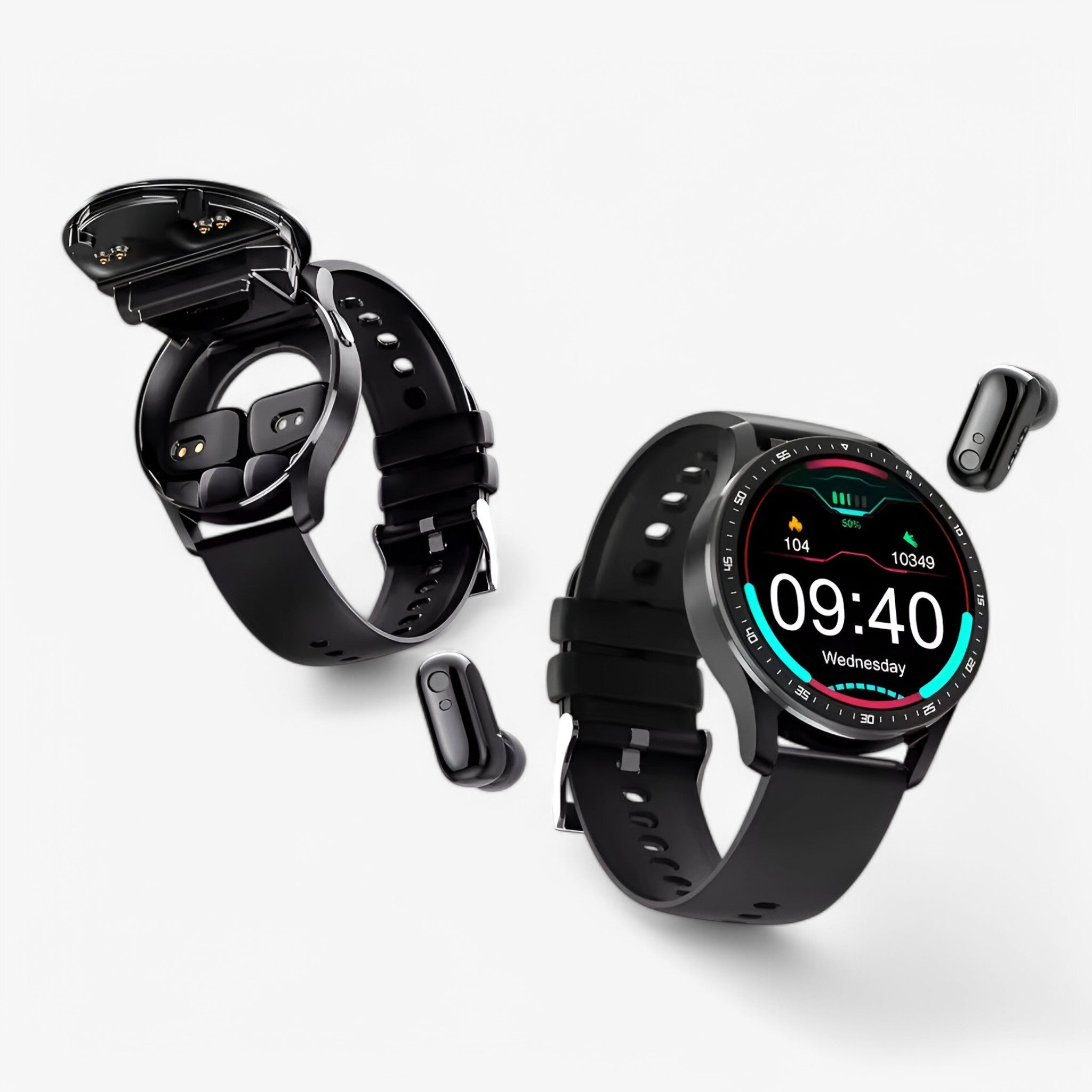 Aiden | 2-i-1 smartwatch med TWS Bluetooth-headset - - watches - {{ product_tags }