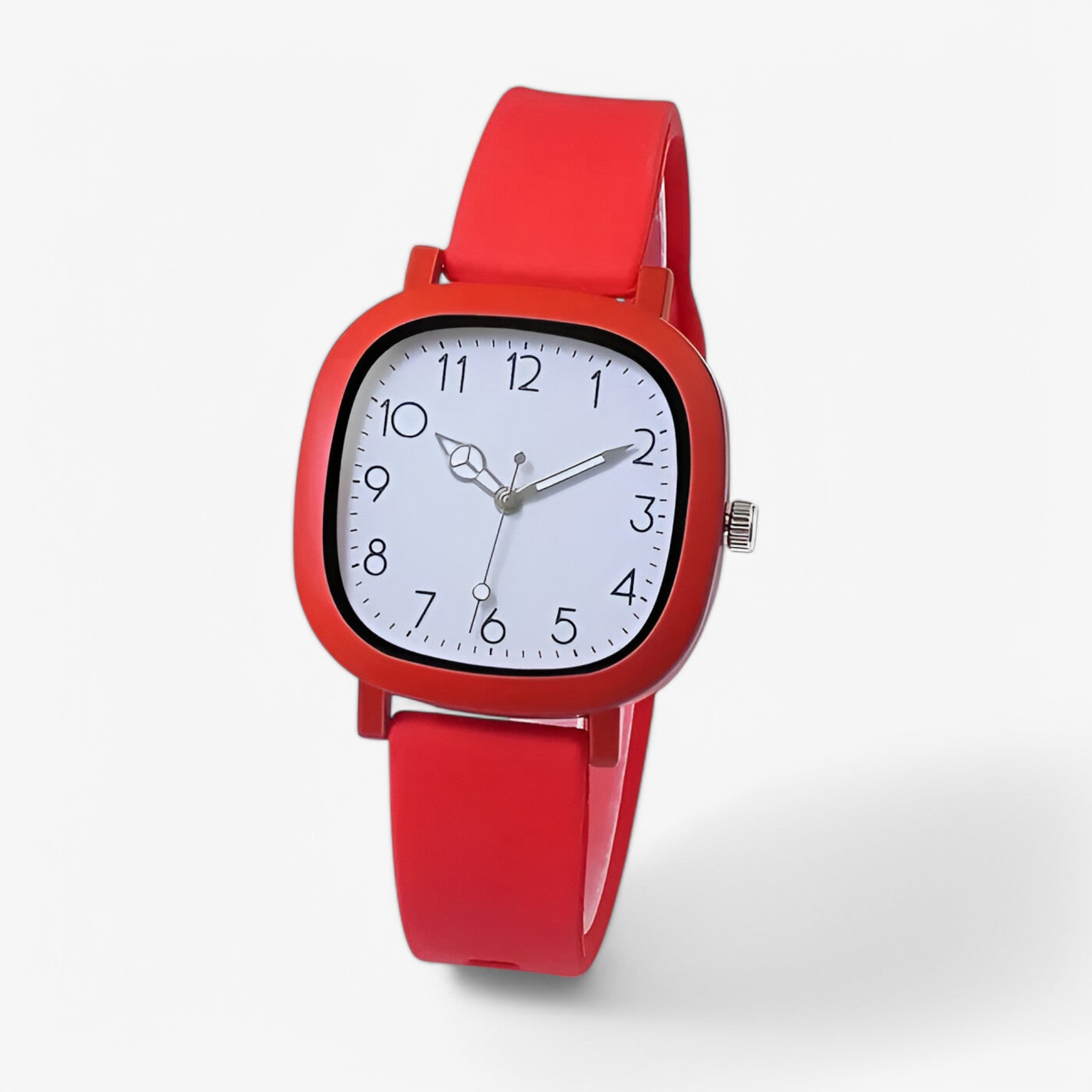 Tamar | Kvarts silikoneur, perfekt som gave - Rød - watches - {{ product_tags }