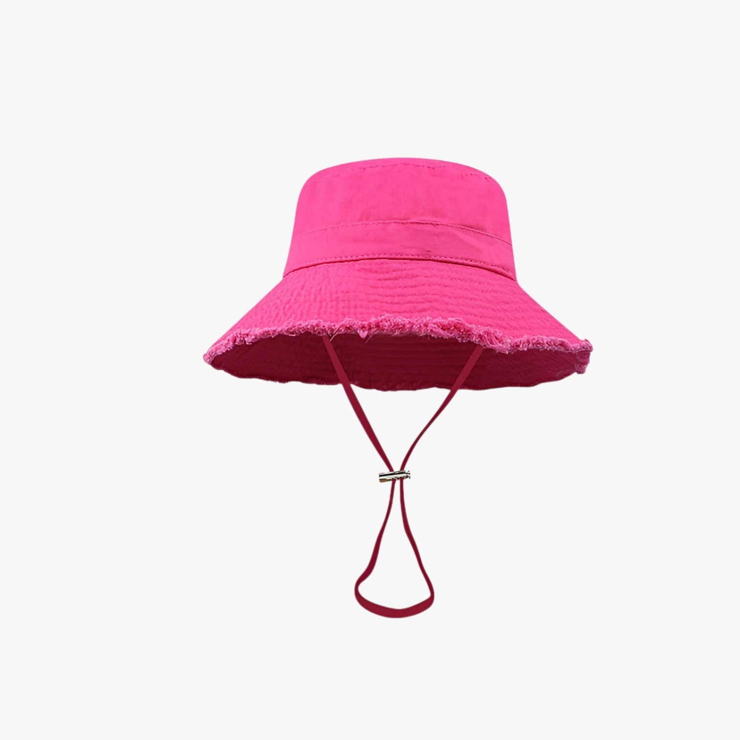 Nadine | Damernes Denim Hat - Solbeskyttende, Justerbar og Perfekt til Udendørsbrug - Rosa Rød Én Størrelse - women's fashion - {{ product_tags }