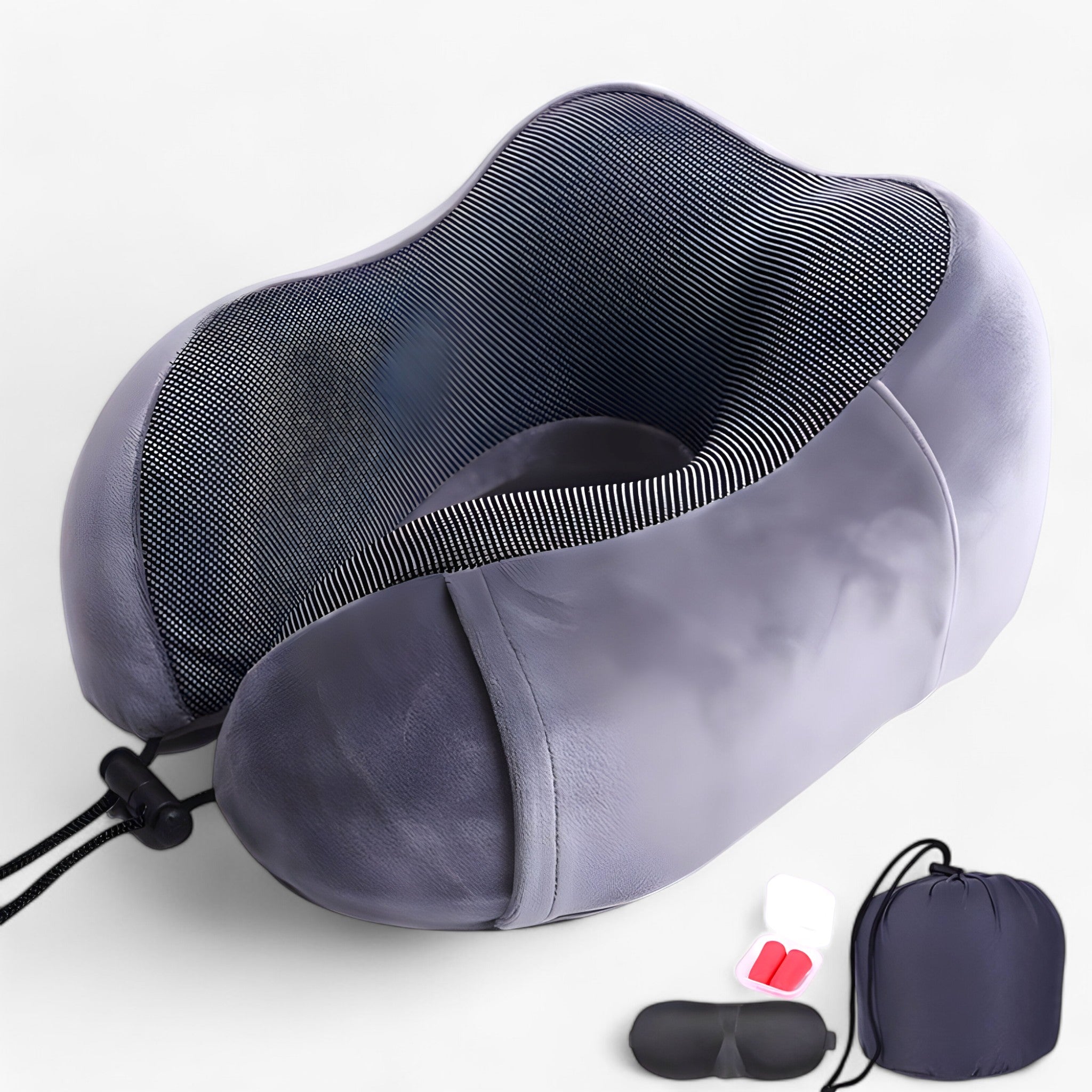 CloudRest | U-formet resehovedpude - memory skum til nakkestøtte - Grå Kostume - other - {{ product_tags }