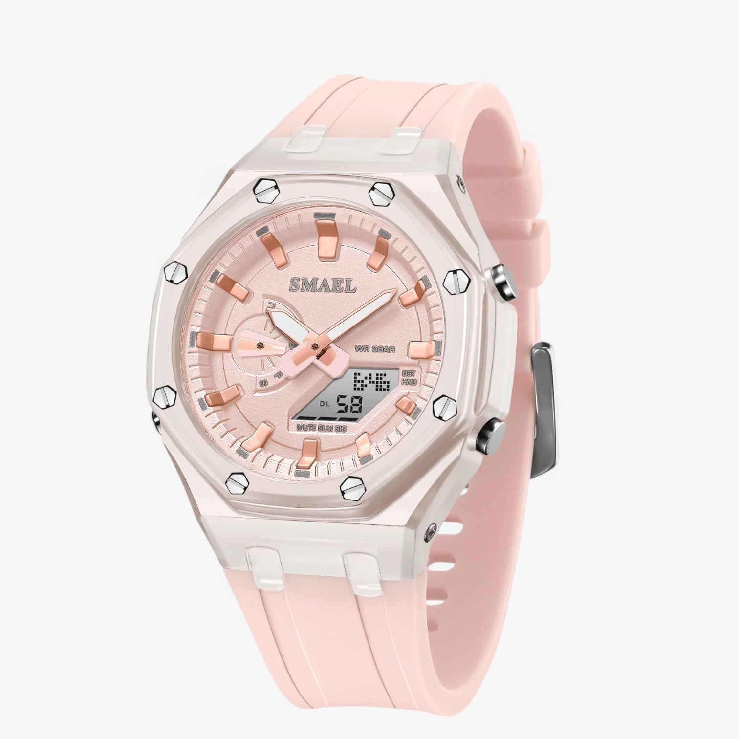 Ciara | Damesur | Vandtæt & Dobbelt Tidsvisning - - watches - {{ product_tags }