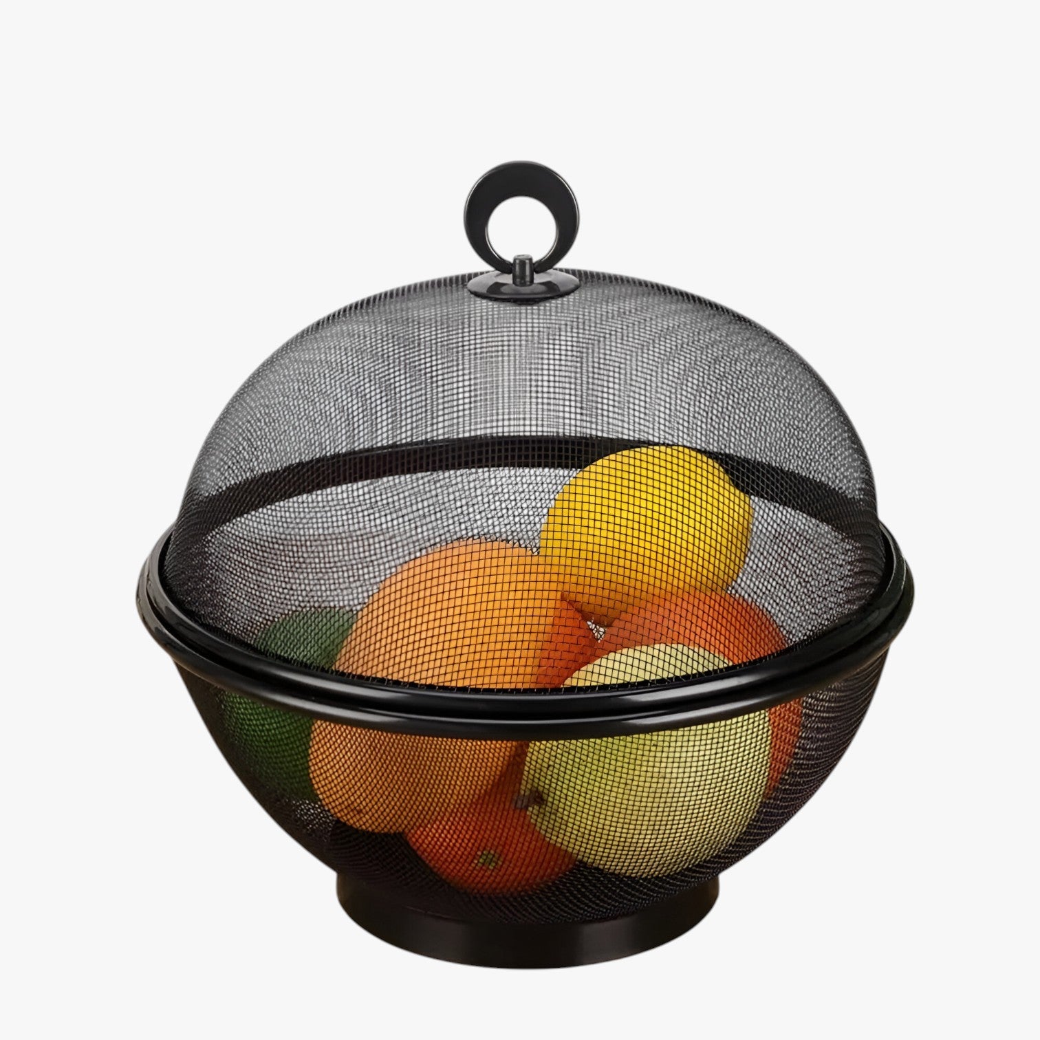 Edith | Vliegfri & Rummelig: Frugtfad i rustfrit stål med låg og stor kapacitet - - house & garden - {{ product_tags }