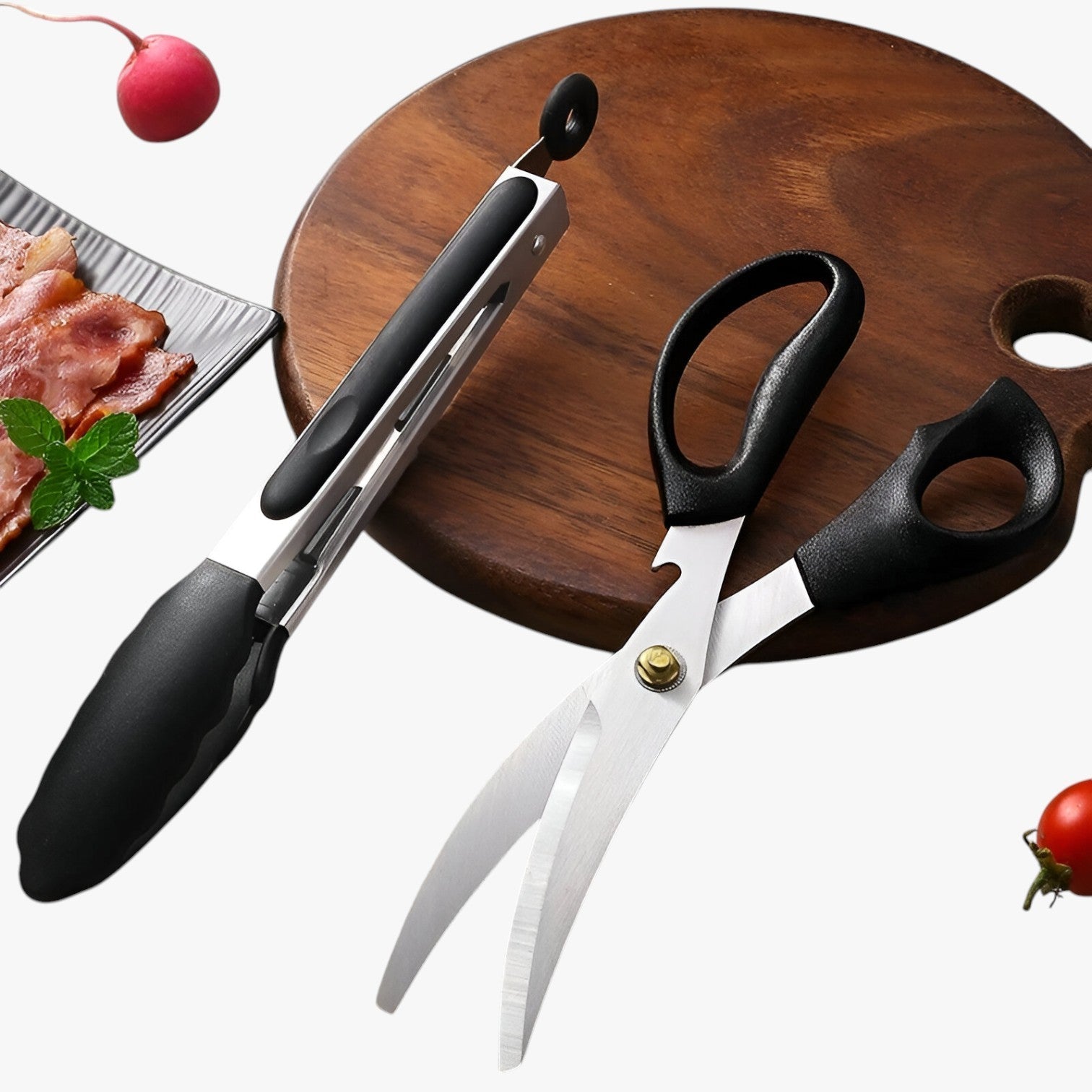 Rhett | Non-Grip & Handy - RVS BBQ skarpe klemset - - house & garden - {{ product_tags }