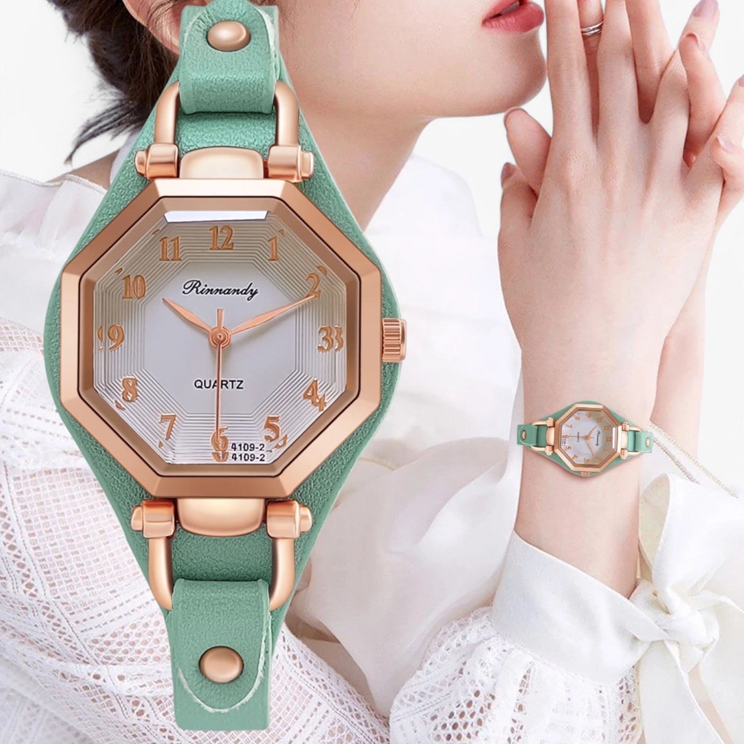 Asha | Elegant Kvarts Ur - Tidløs Stil til Enhver Anledning - - watches - {{ product_tags }