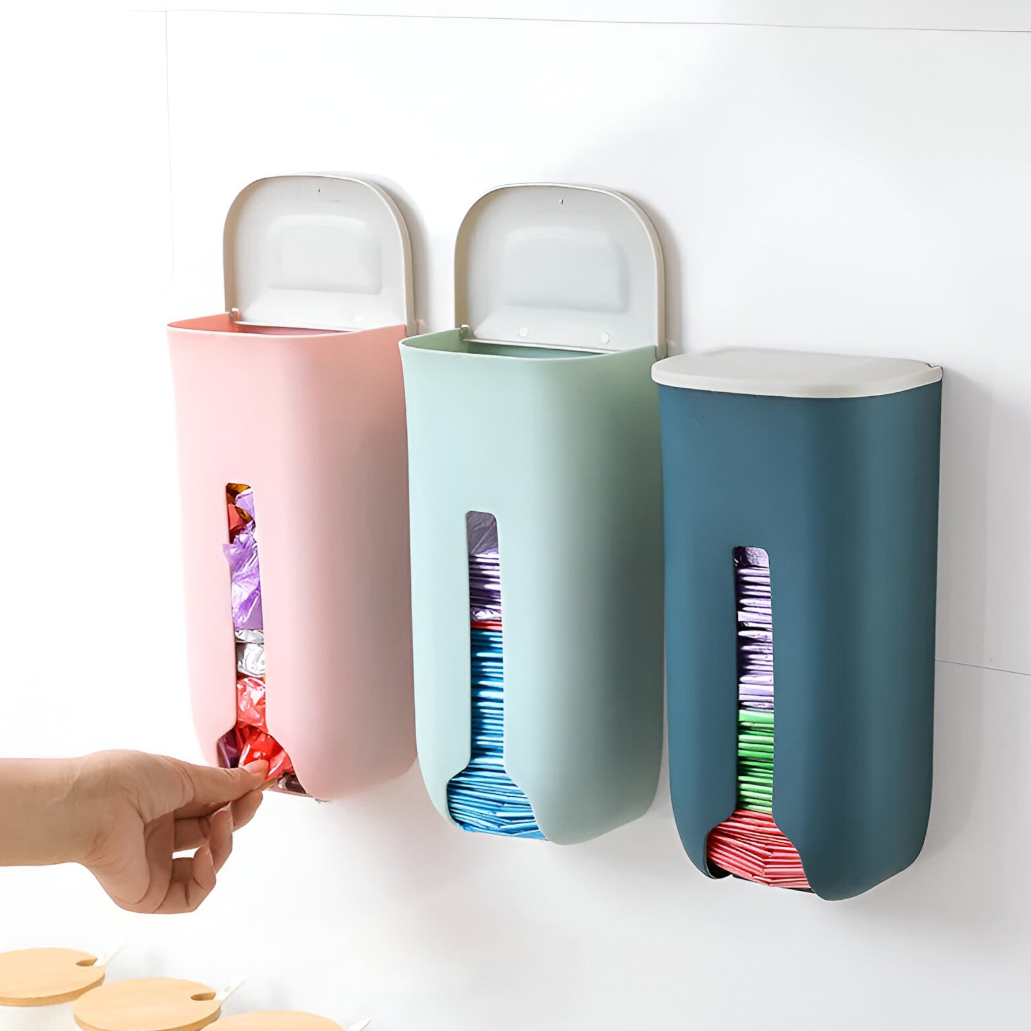 Køkkenregal | Opbevaringskasse til plastposer - Væghængt organizer - - house & garden - {{ product_tags }