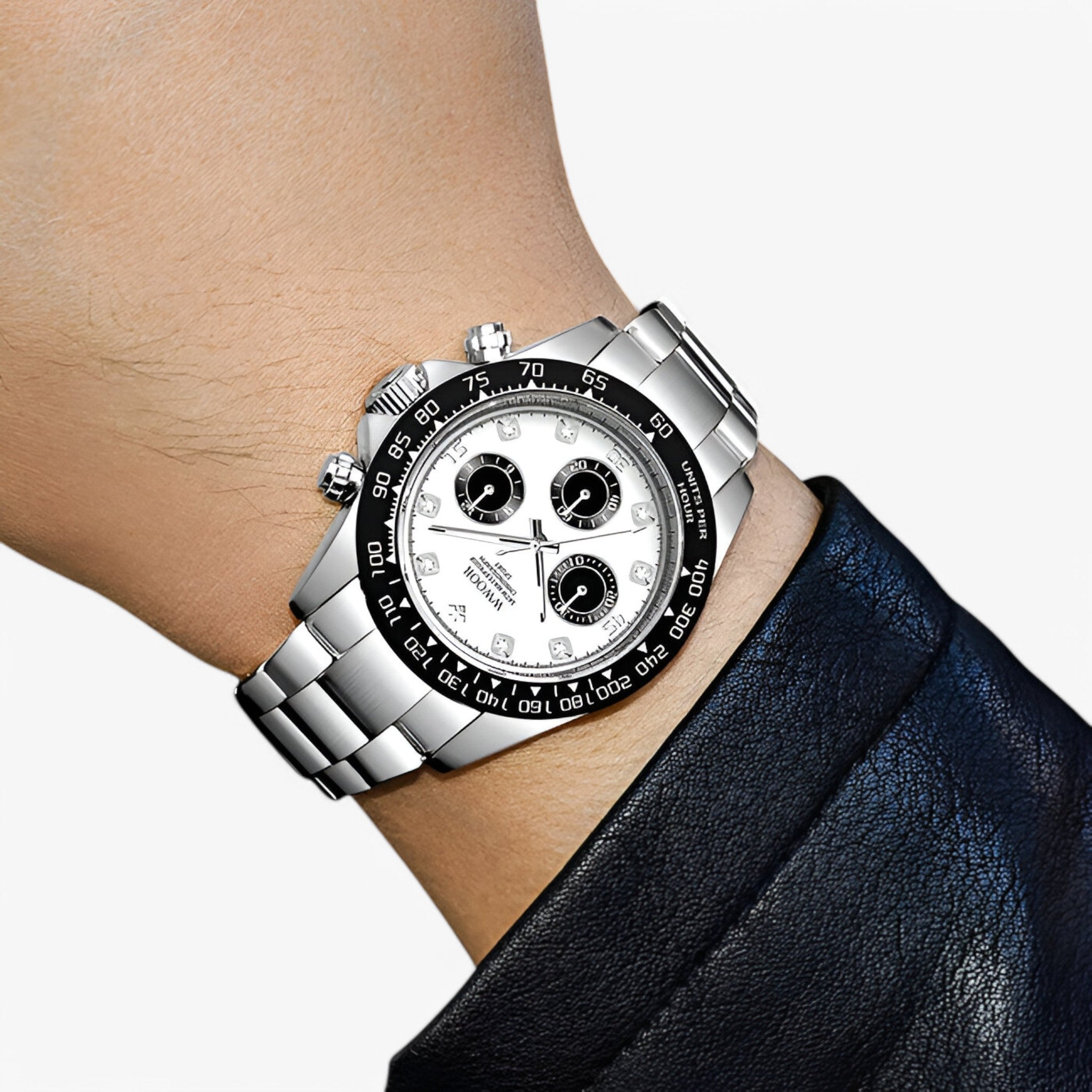 Kashmir | Luksus Chronograph ur lavet af rustfrit stål - - watches - {{ product_tags }