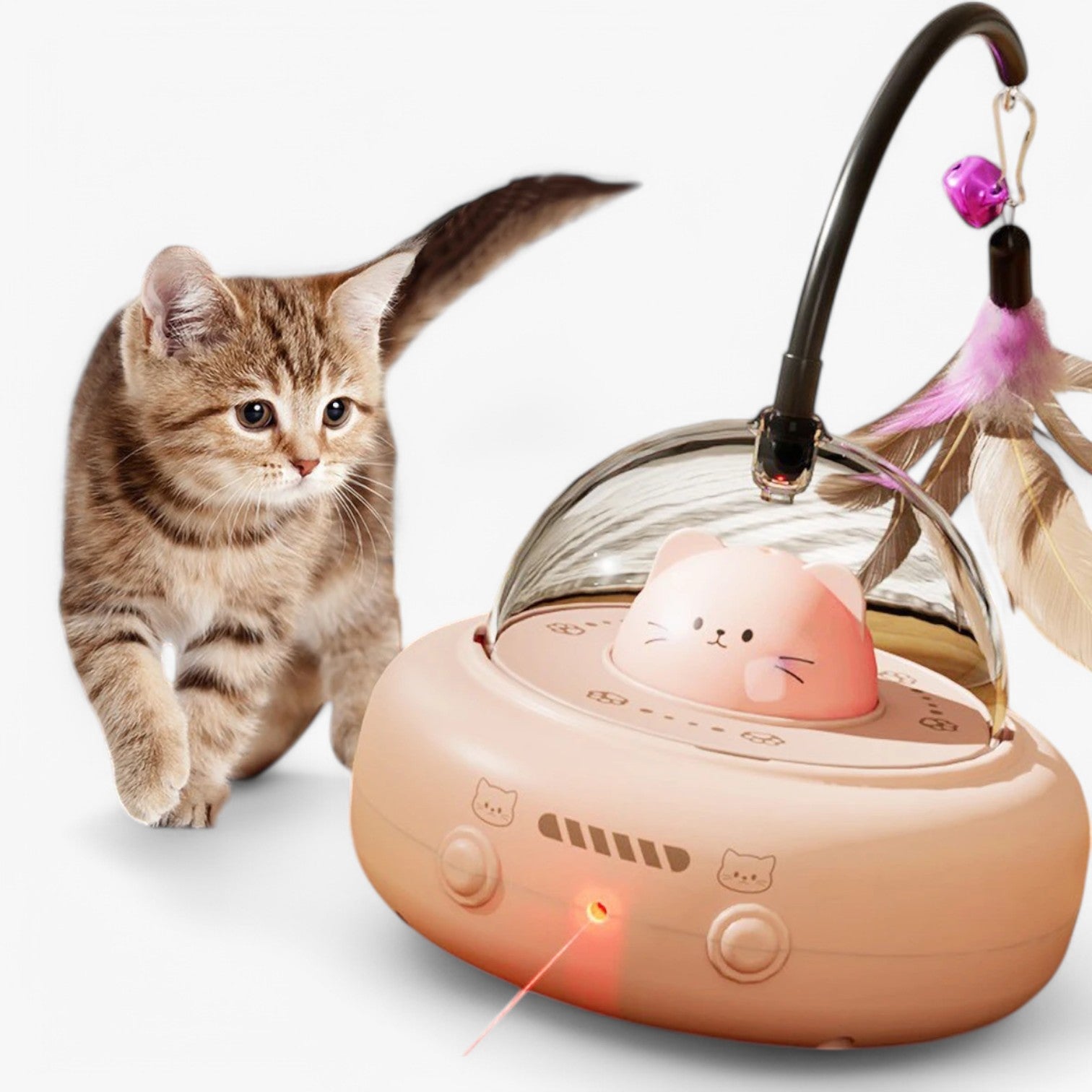 Lucille | Slank laser kattelegetøj med regnbuelys - - other - {{ product_tags }