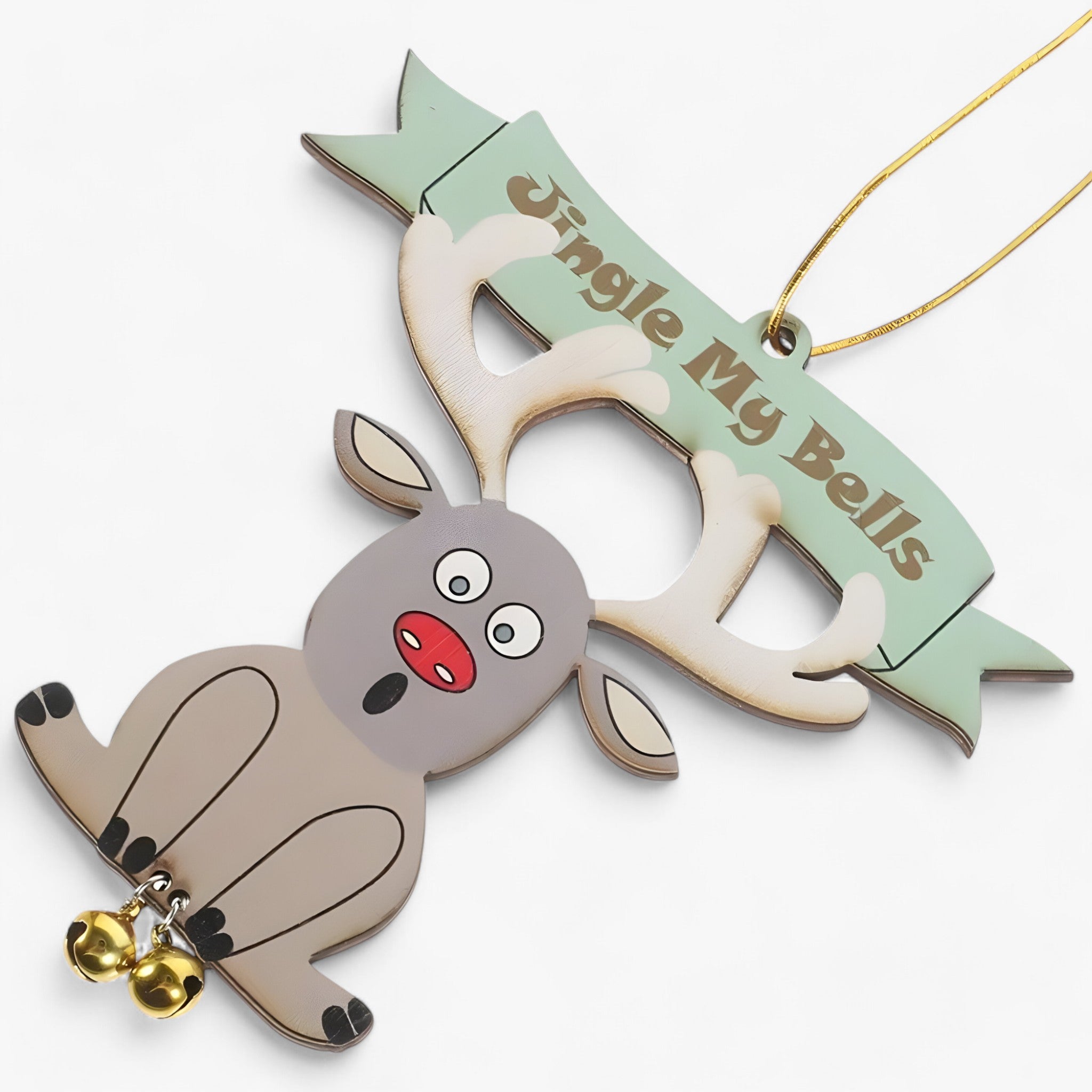 Klæd Mine Klokker | Sjovt juleornament - Klokkeophæng nisse til juletræet og nytårsdekoration - - christmas - {{ product_tags }