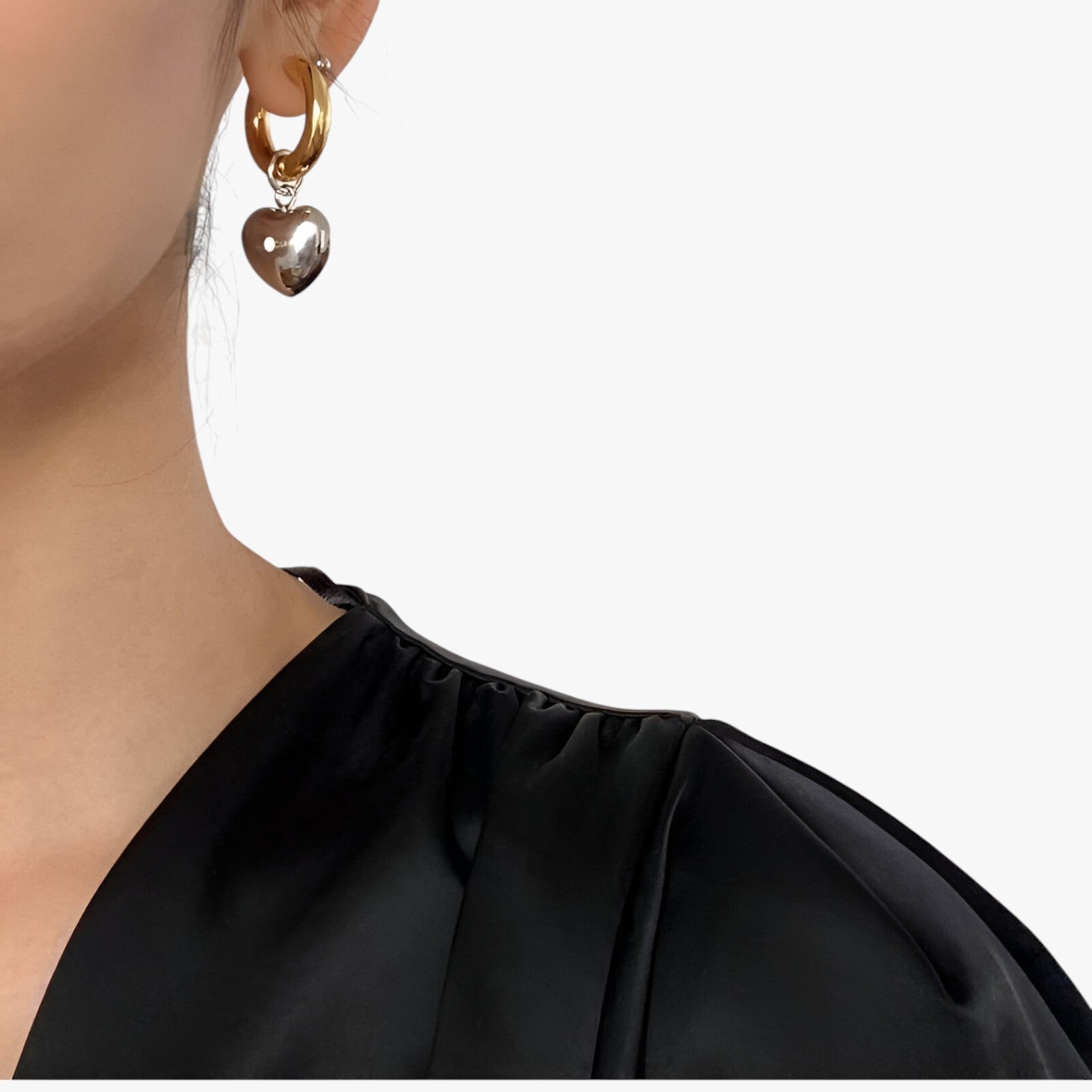 Marilyn | Stilfulde hjerteformede øreringe – tidløs charme, ubesværet elegance - - women's fashion - {{ product_tags }