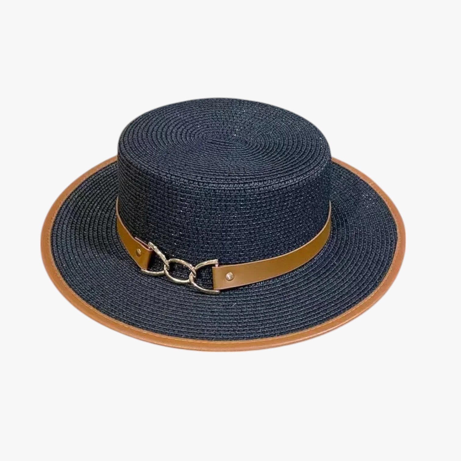 Kalani | Sommerhattes med Bånd af Strå til Kvinder - Blå M 56-58cm - Kalani | Sommerhattes med Bånd af Strå til Kvinder - €25 - {{ product_tags }