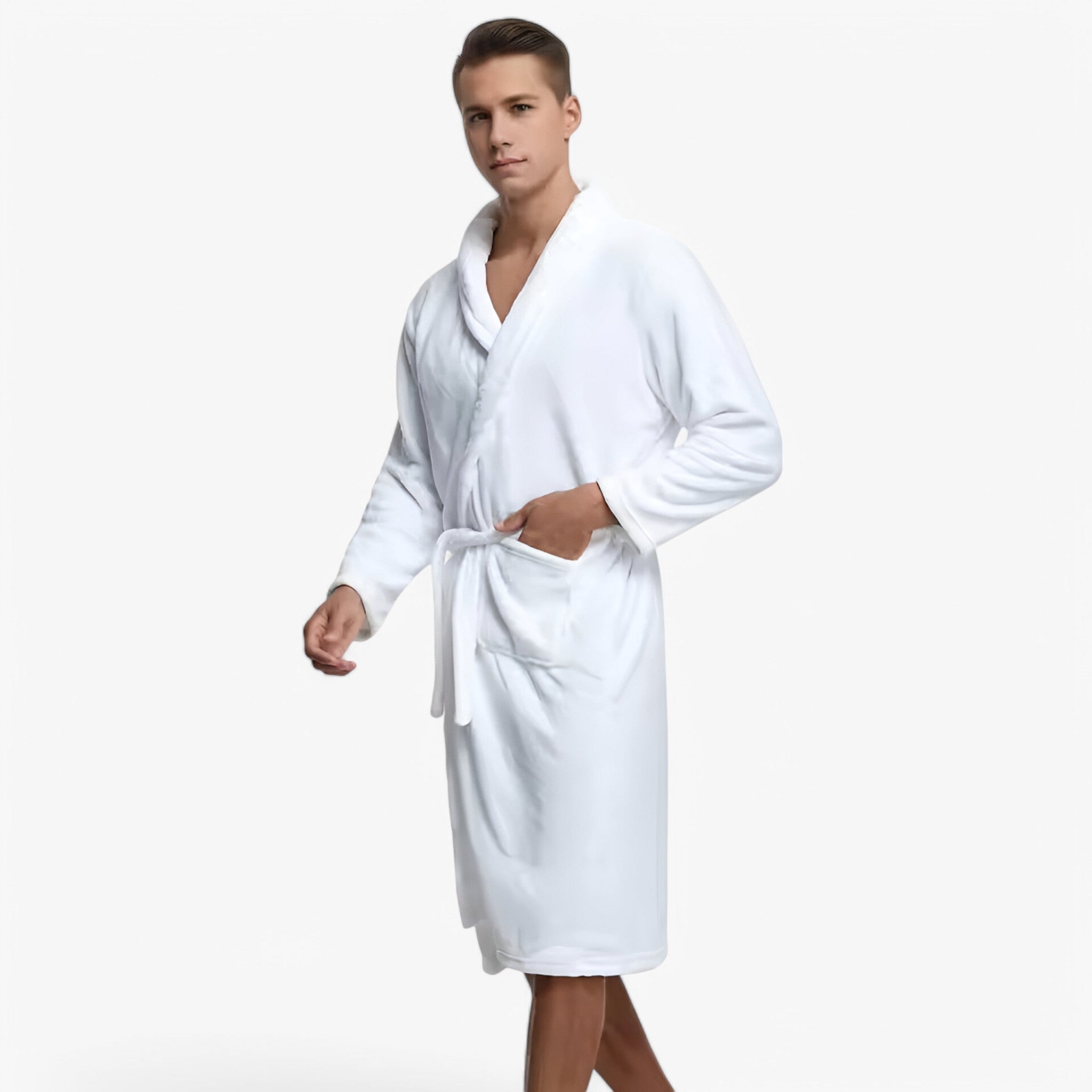 Jonas | Blød Flannel Natkjole med Lommer - - men's fashion - {{ product_tags }