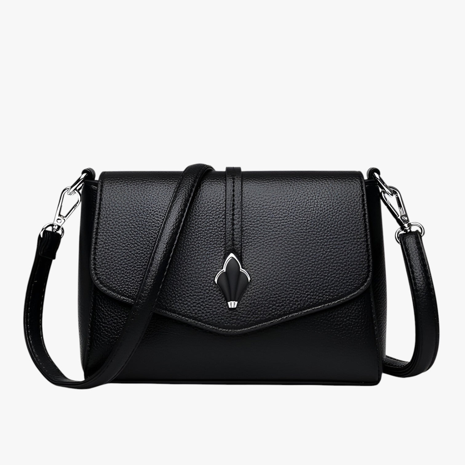 Julianna | Luksus PU læder skuldertaske - Nero - bags - {{ product_tags }