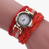 Heidi | Women's Watch with Long Leather Strap: Elegance and Shine in One