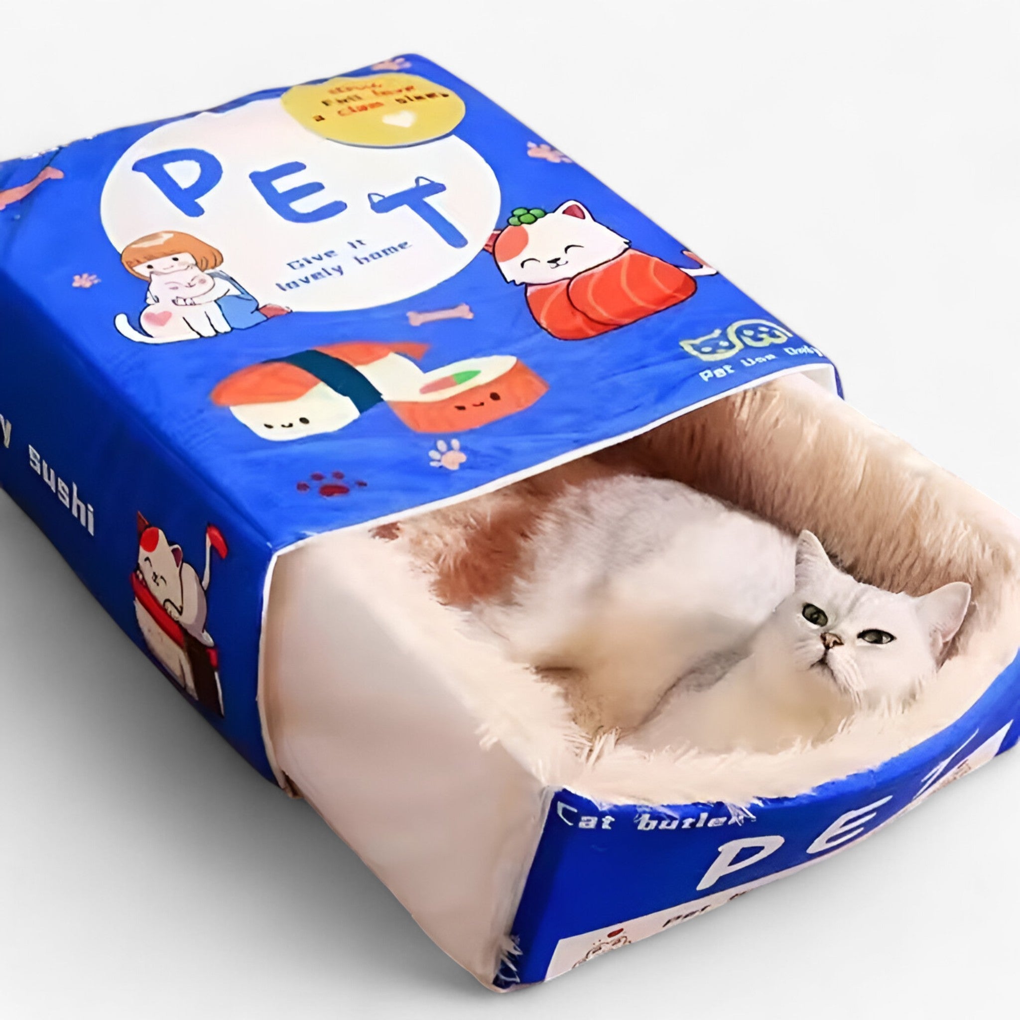 Biscuit | Fuldstændig Lukket Kattebed – Hyggeligt og Sikret Hvileområde - - house & garden - {{ product_tags }