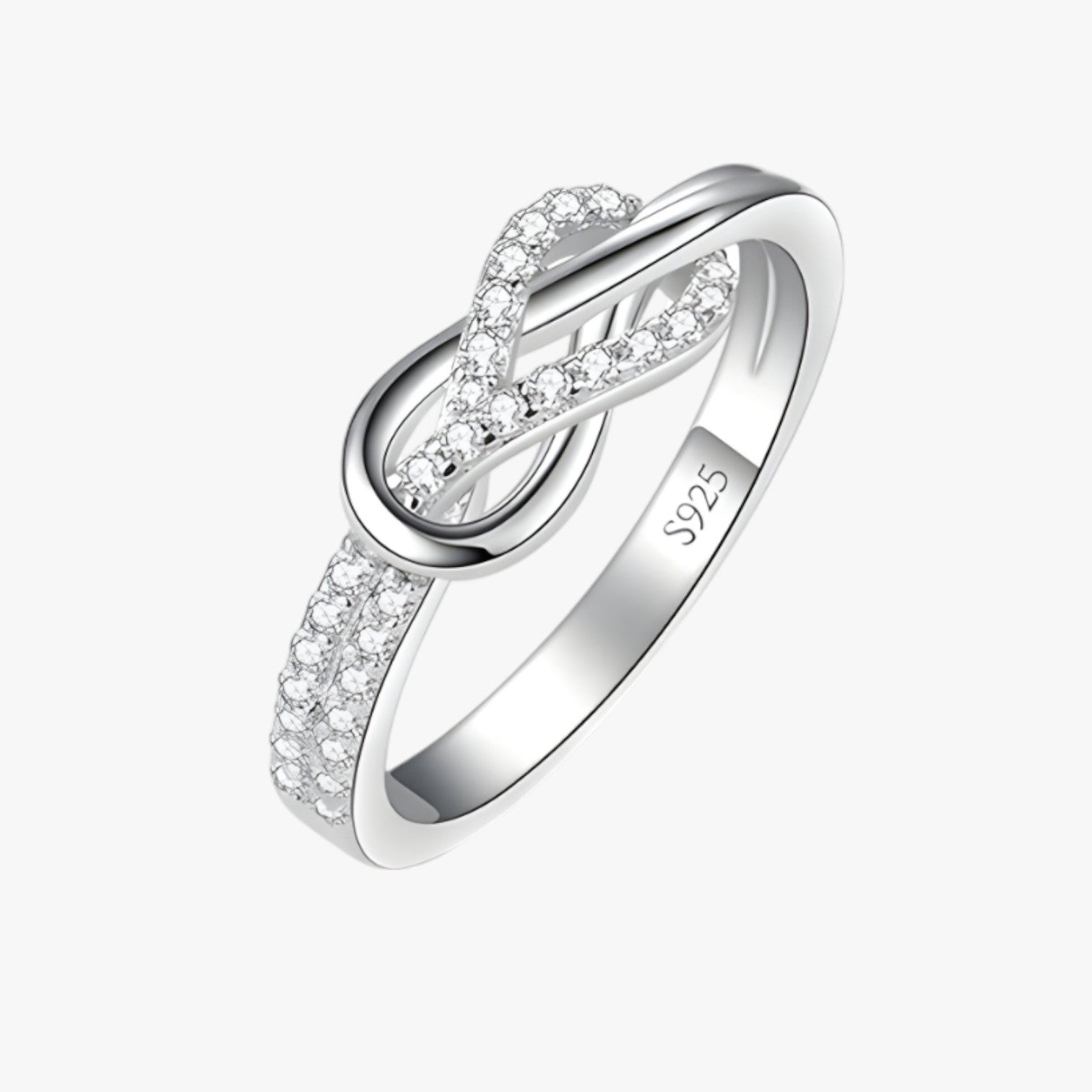 Stina | Uendelig Knude Ring – Tidsløs elegance i sterlingsølv - - watches - {{ product_tags }