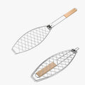 Roko | Cestino BBQ portatile GrillMaster – Perfetto per pesce e verdure