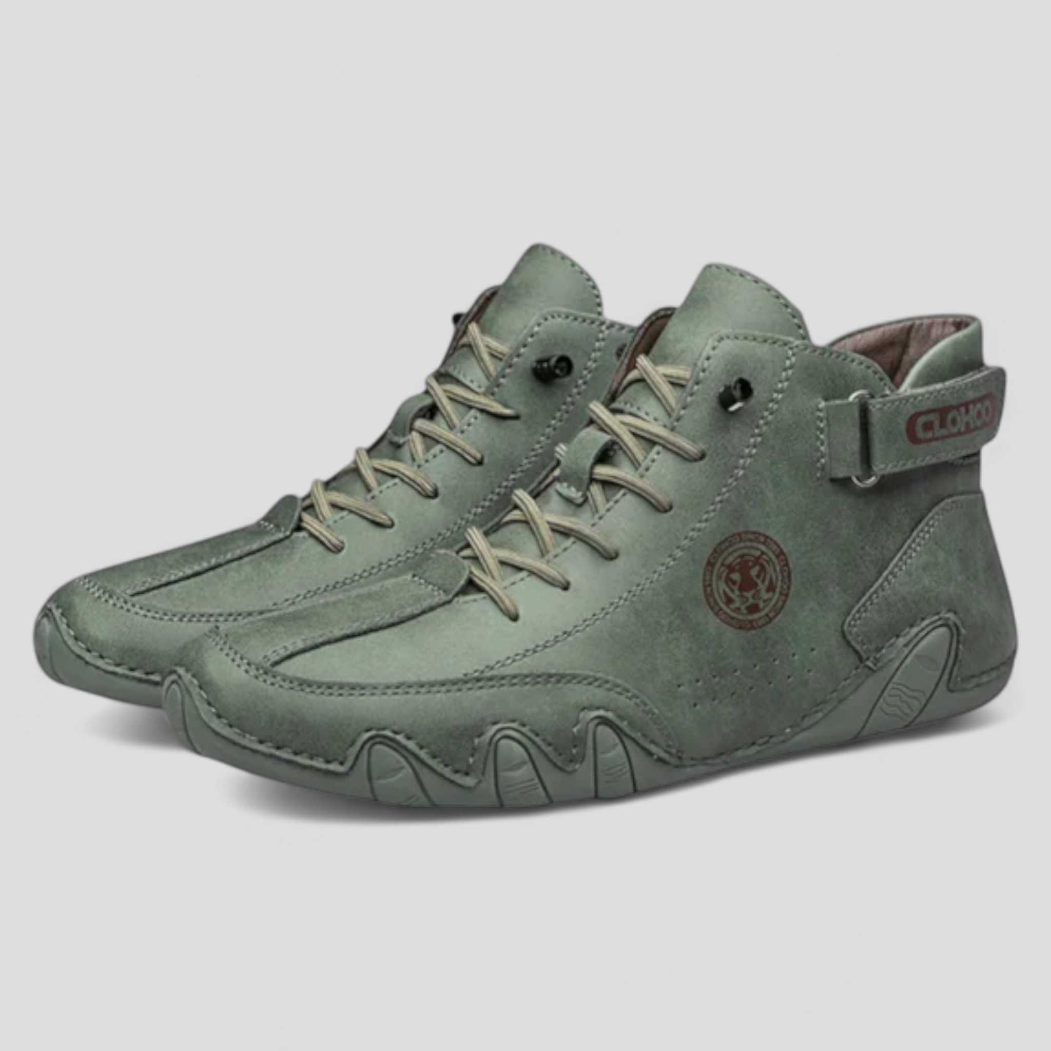 River | Herresneaker i let og åndbar læder Komfort Elegant til Hvert Skridt - grøn - River | Herresneaker i let og åndbar læder Komfort Elegant til Hvert Skridt - €25 - {{ product_tags }