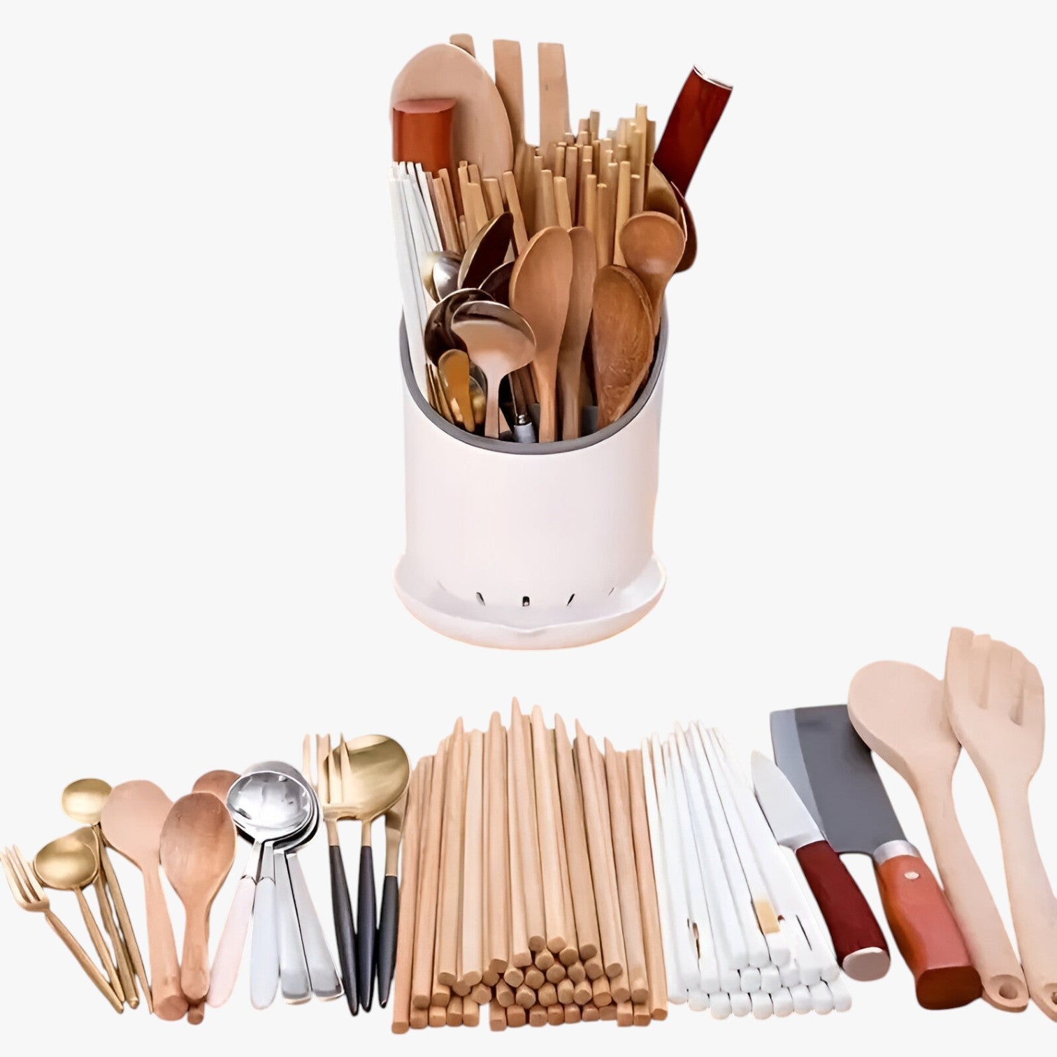 Taytum | Multifunktionel organizer til køkkenredskaber - - house & garden - {{ product_tags }