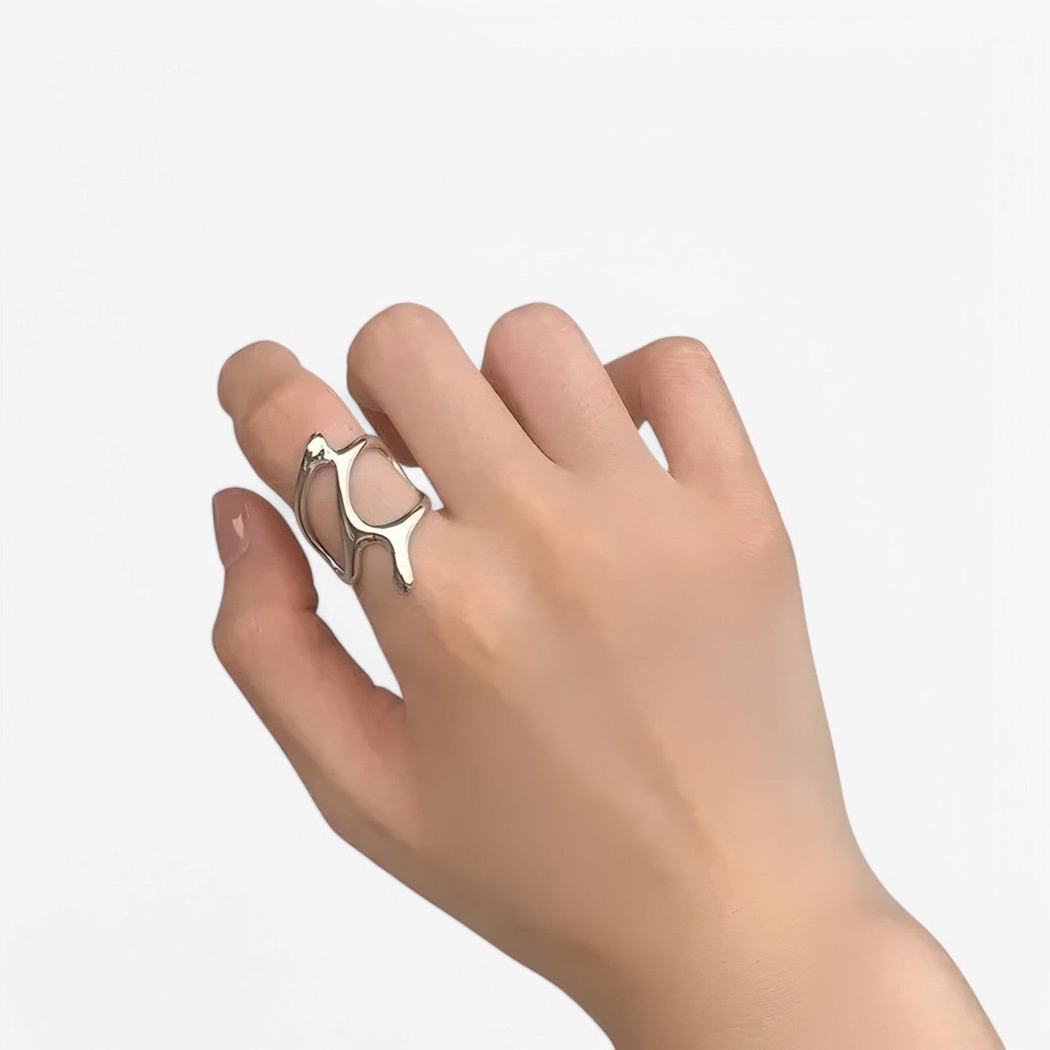 Hilma | Vintage Sølvring – Elegant, Justerbar & Iøjnefaldende - - women's fashion - {{ product_tags }