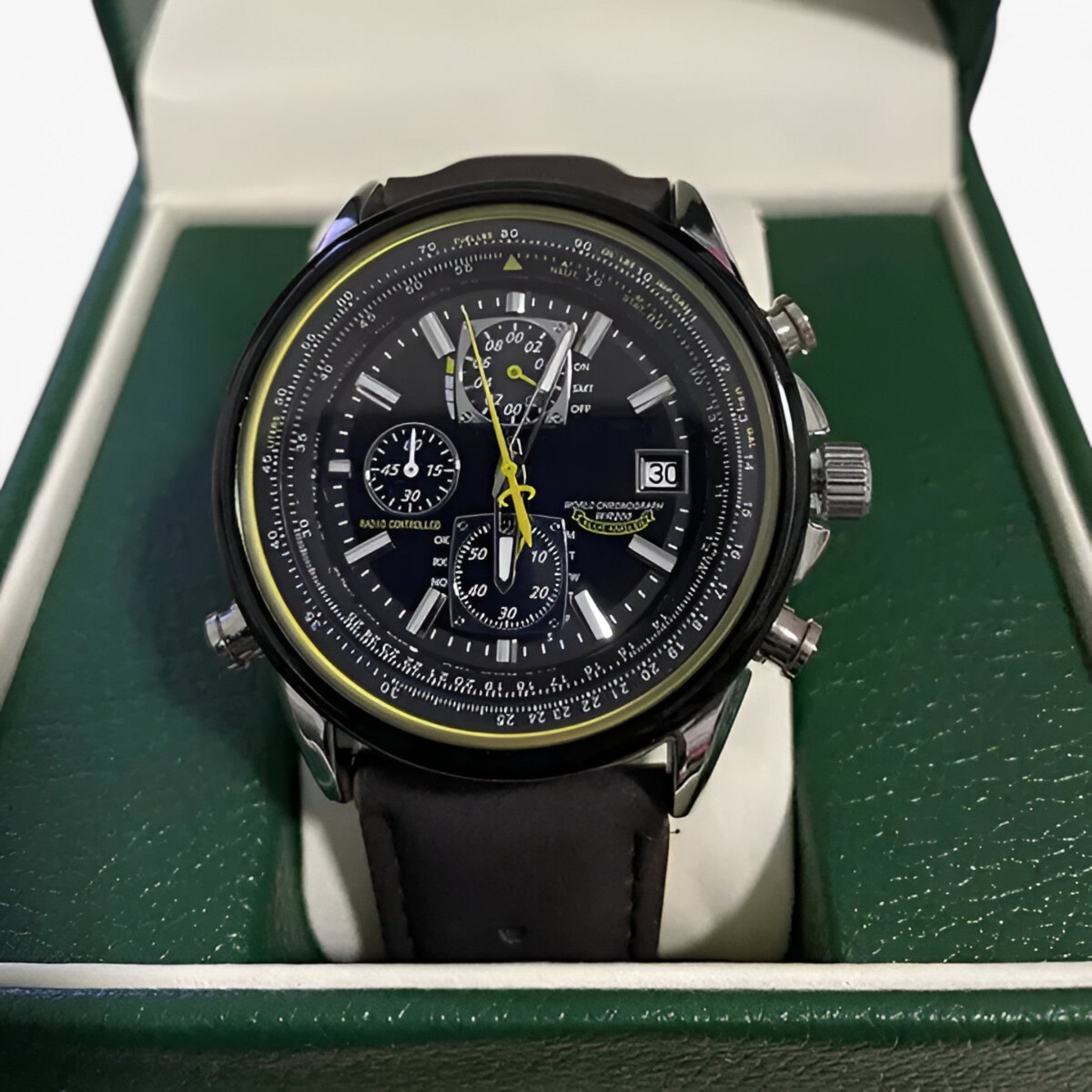 Elin | Ur Kronograf Mand MultiSteel 42mm, Sølv Stål, Blå Elegant Urskive - - Watches - {{ product_tags }