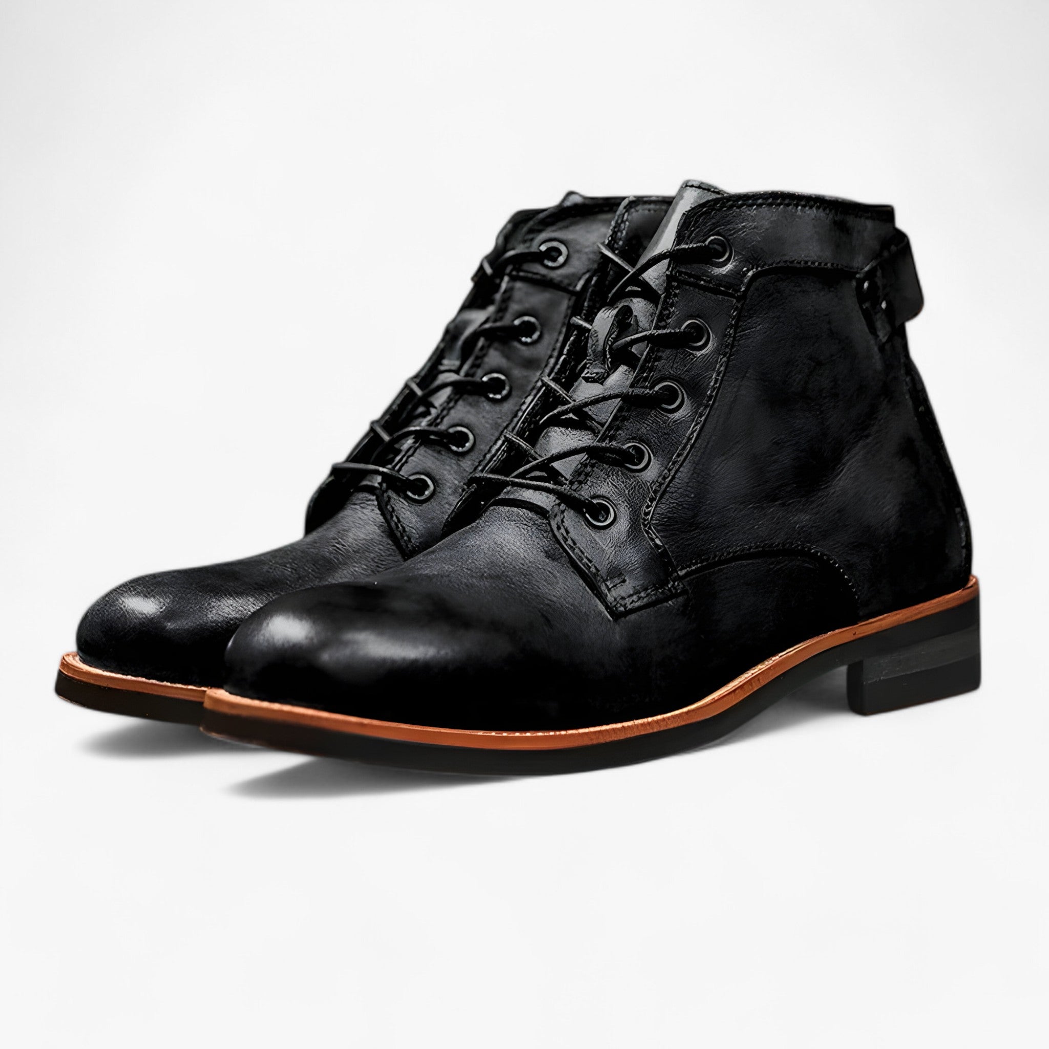 Serge | Høje Støvler til Mænd – Robust Stil og Ultimativ Komfort - Sort - men's fashion - {{ product_tags }