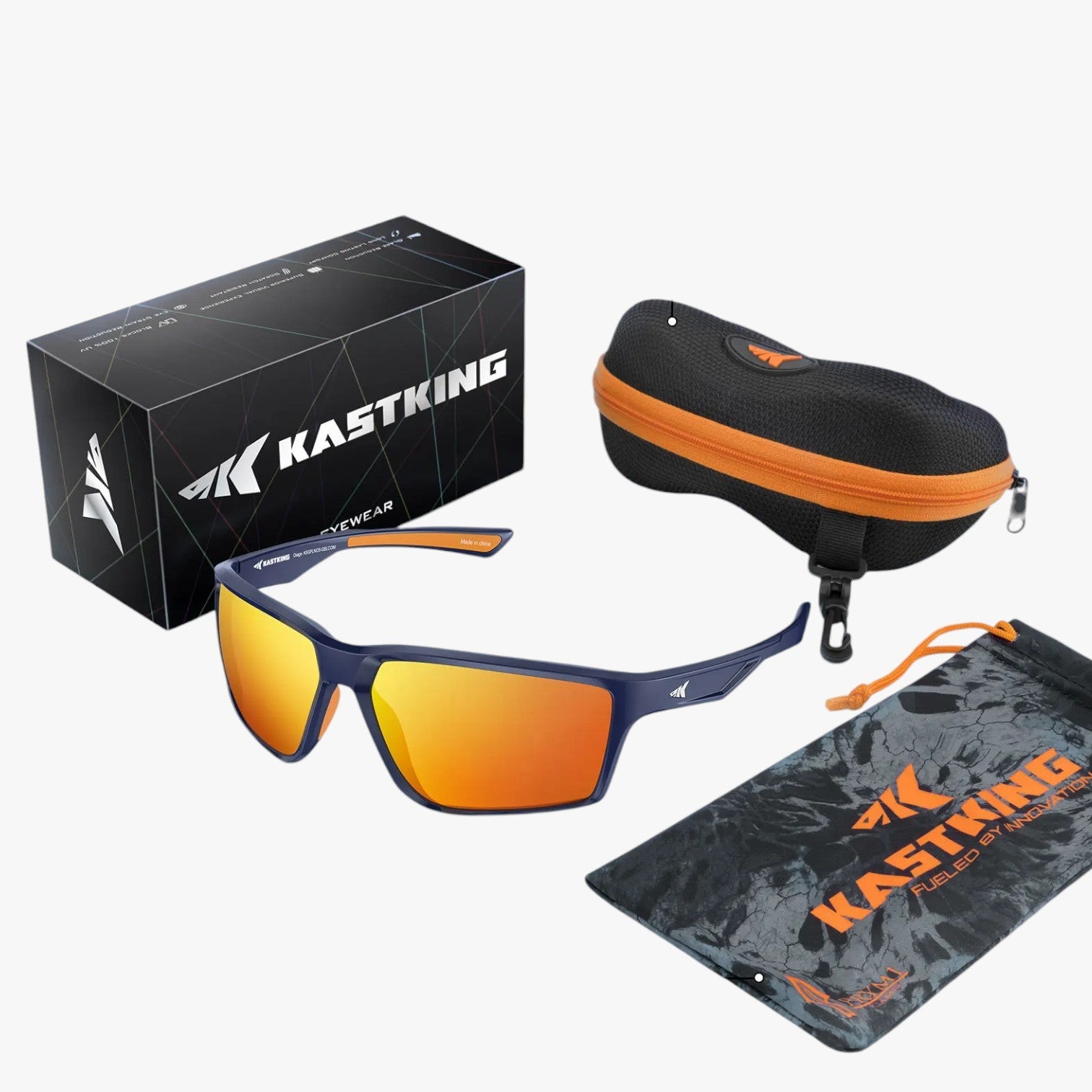 Asher | Sportbriller med polariserede linser og UV-beskyttelse - - Asher | Sportbriller med polariserede linser og UV-beskyttelse - €25 - {{ product_tags }