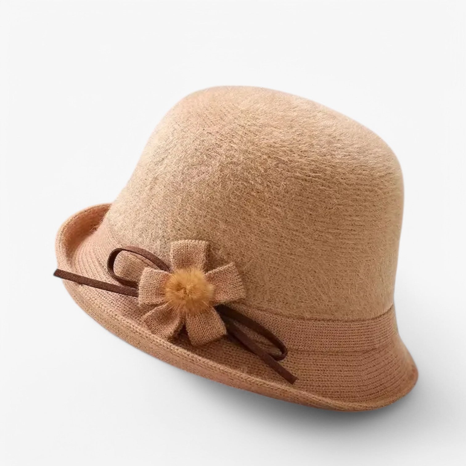 Mathilde | Elegante uldemmerhue til damer – varme og stil - Lys Brun 56-58cm - women's fashion - {{ product_tags }