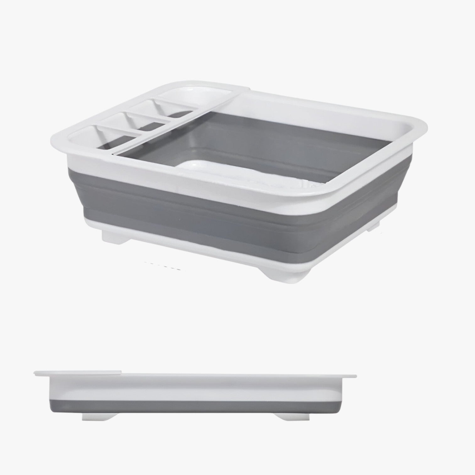 Darian | Compatto og ordnet - Sammenklappelig pladsbesparende opvaskestativ - Grå - house & garden - {{ product_tags }