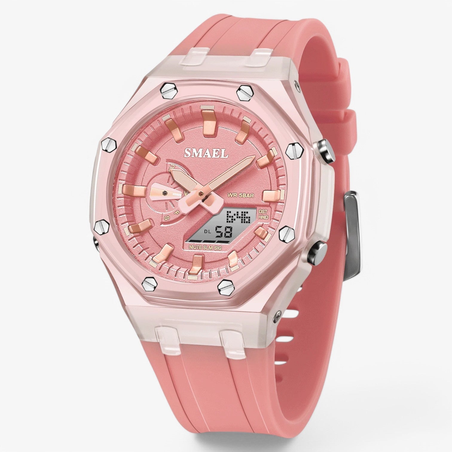 Ciara | Damesur | Vandtæt & Dobbelt Tidsvisning - - watches - {{ product_tags }