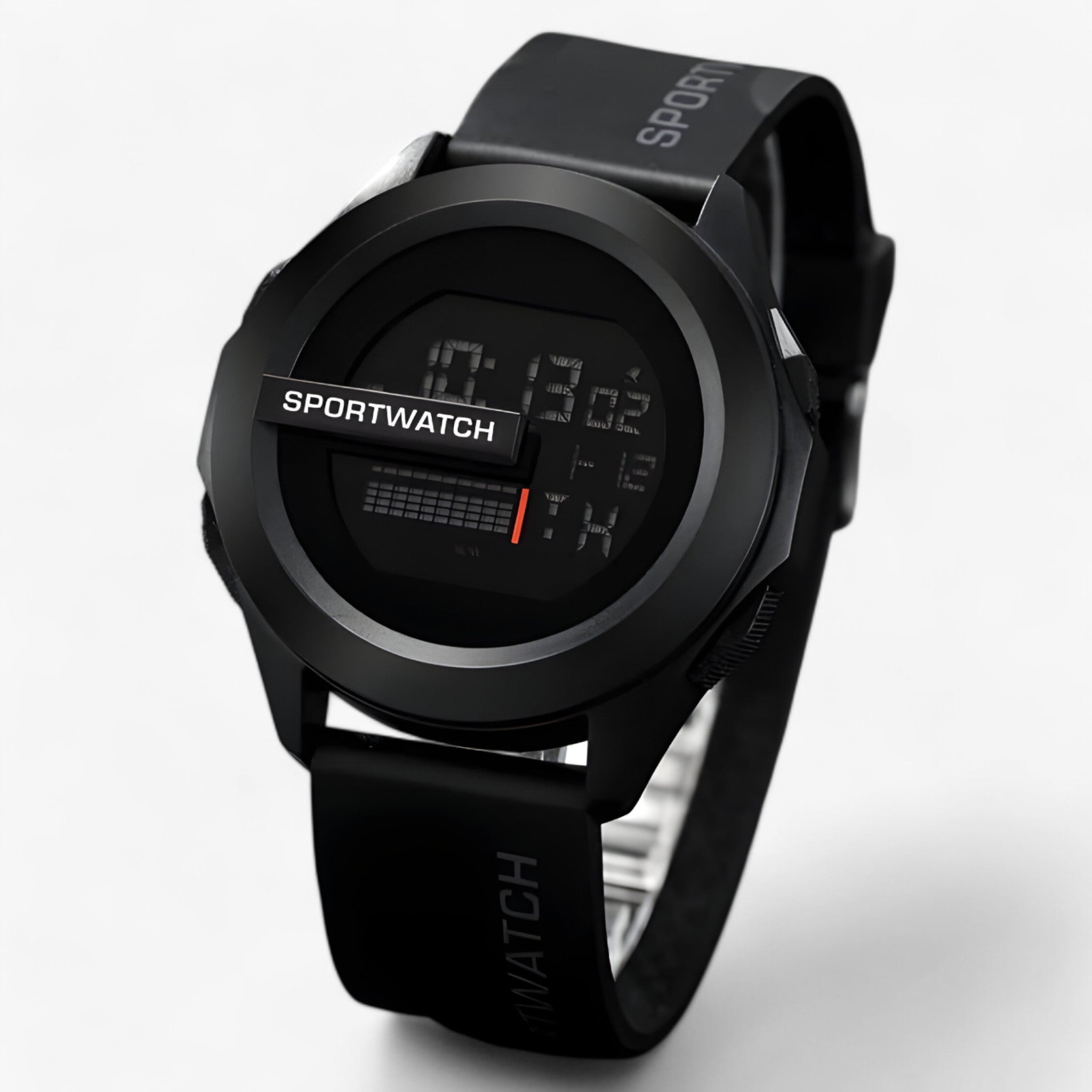 Antonio | Digital & Vandtæt - Pålidelig i Ethvert Eventyr - A-Sort - watches - {{ product_tags }