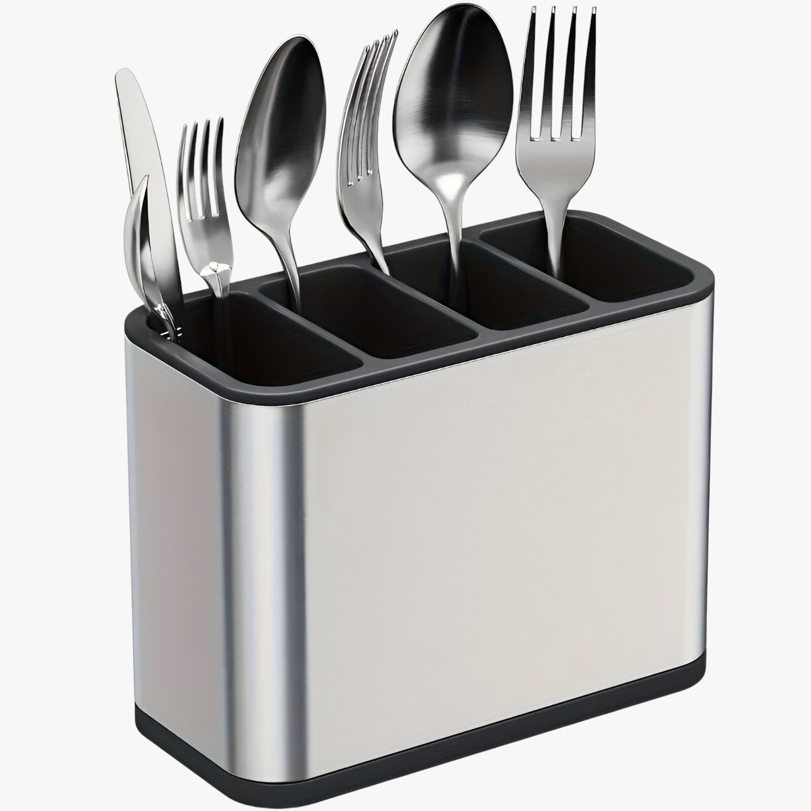 Gemma | Organisator til tør og ren bestik - sølvfarvet - house & garden - {{ product_tags }