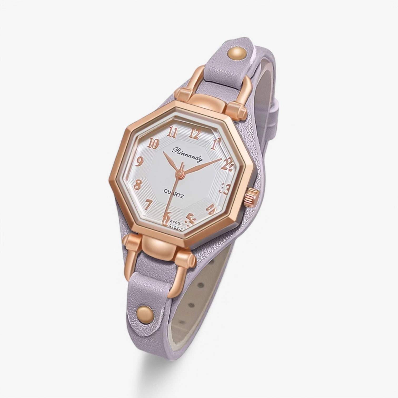 Asha | Elegant Kvarts Ur - Tidløs Stil til Enhver Anledning - Grå - watches - {{ product_tags }