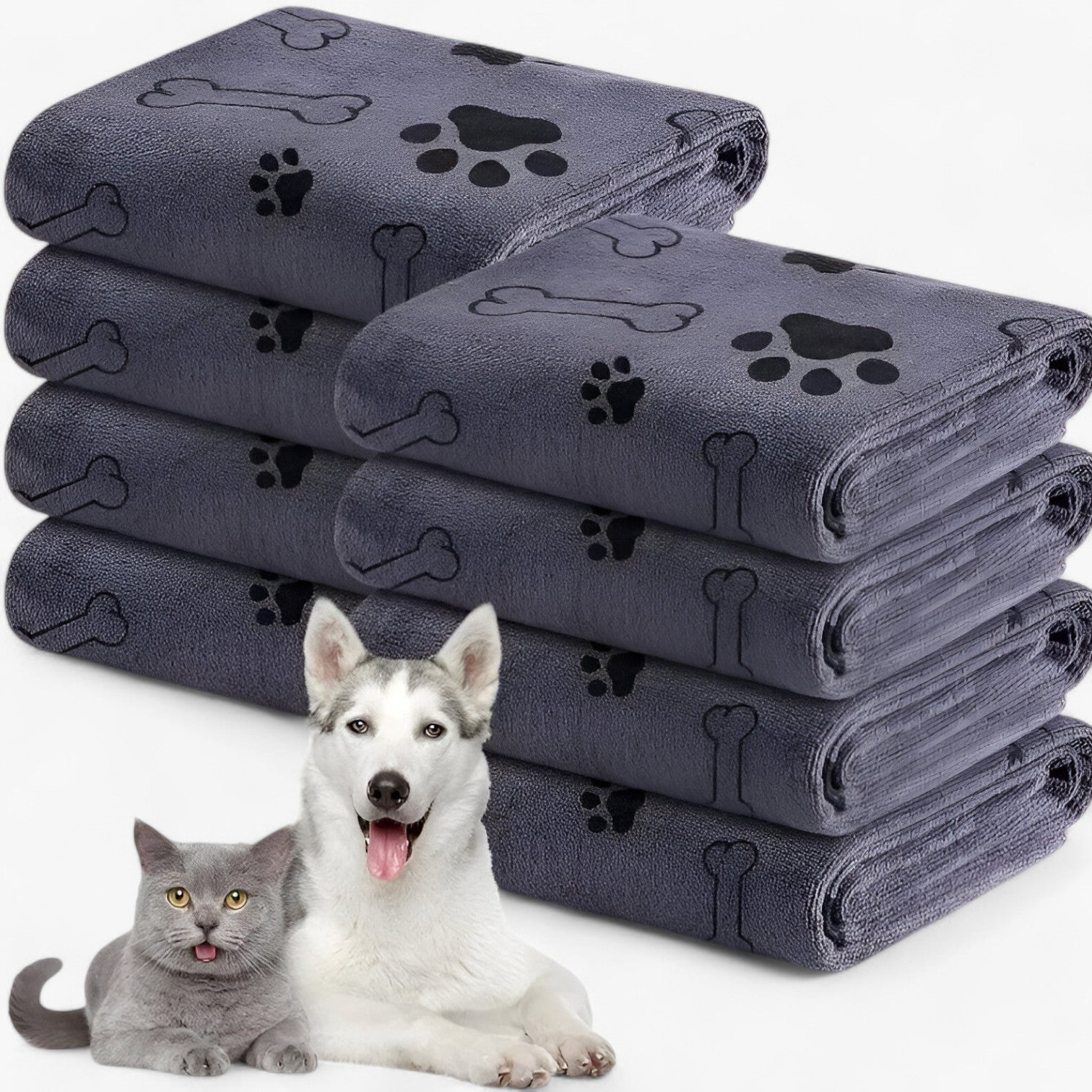 Rex | Sneldrogende Microfiber Håndklæde til Hunde & Katte - - other - {{ product_tags }