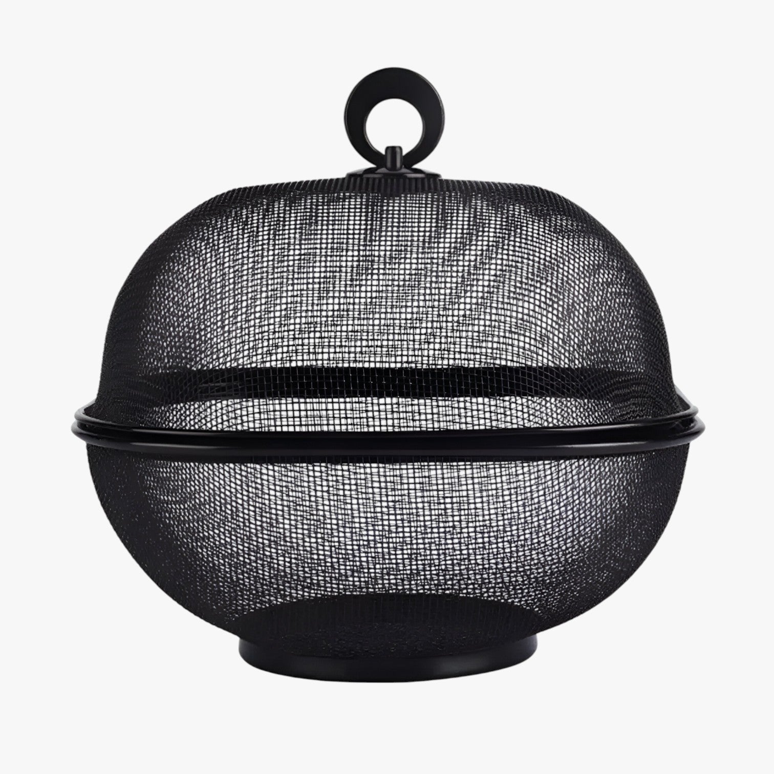 Edith | Vliegfri & Rummelig: Frugtfad i rustfrit stål med låg og stor kapacitet - Sort - house & garden - {{ product_tags }