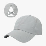 Aliyah | Sports Cap for Summer with Ponytail Hole and Breathable Mesh Material
