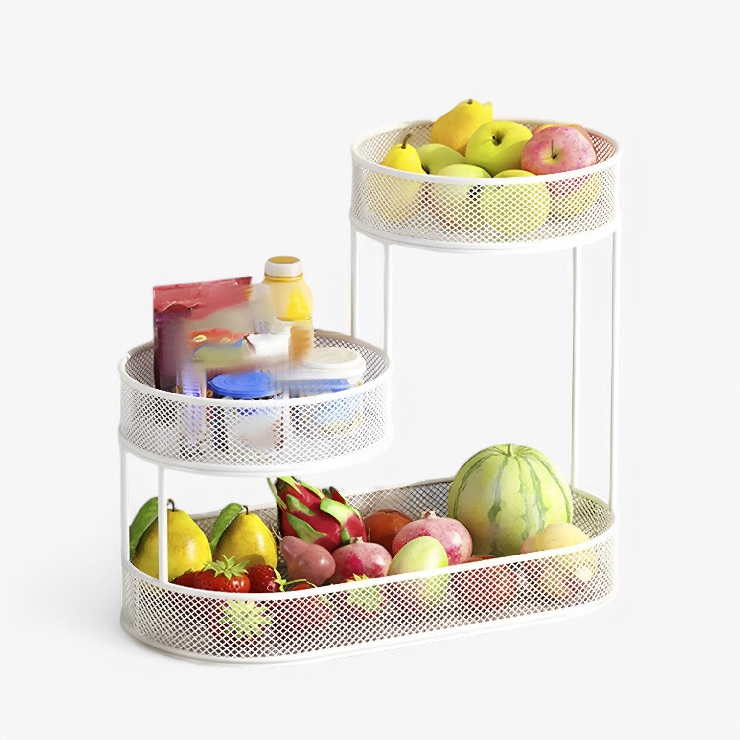 Milena | Stilfuld jern frugtskål – Hold frugt frisk og organiseret - - house & garden - {{ product_tags }
