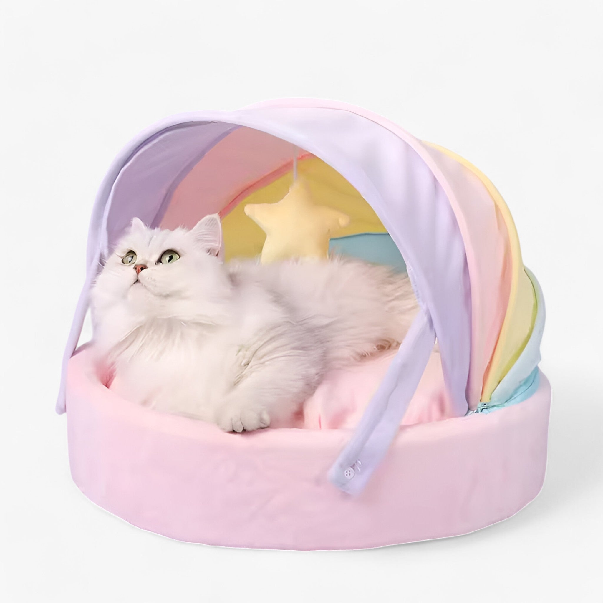 PuffyPaws™ | Regenbue Kattenseng - Komfort og Varme til Dit Kæledyr - - baby - {{ product_tags }