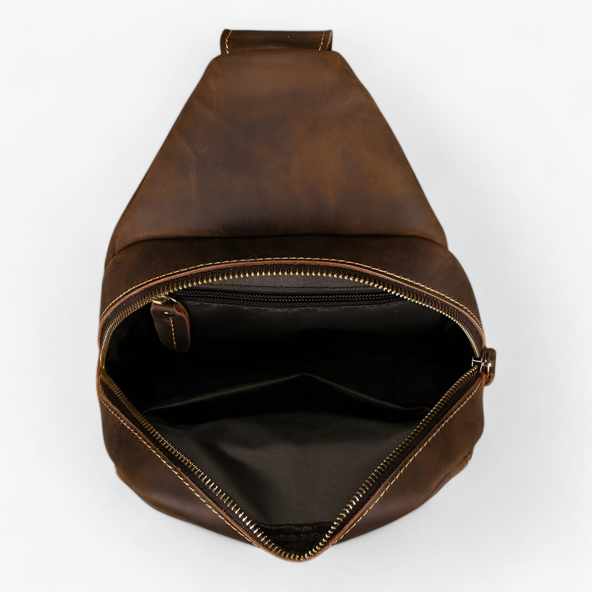 Herre Ægte Kohudsleder Tablet-Satchel Taske