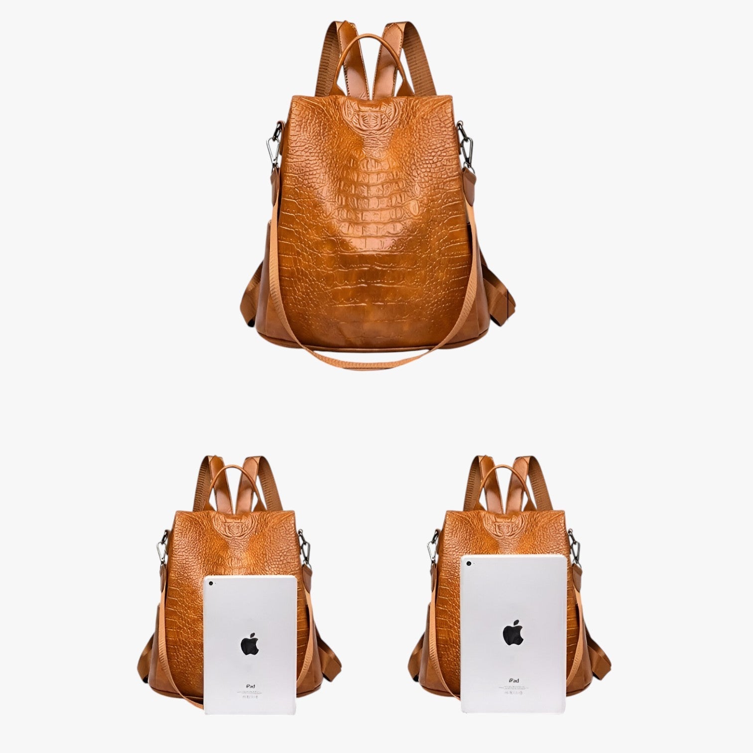 Mackenzie | Luksuriøs anti-stjæle blødt læder rygsæk - - bags - {{ product_tags }