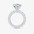 Rafaela | Moissanit Forlovelsesring – S925 Sølv med Skjult Halo