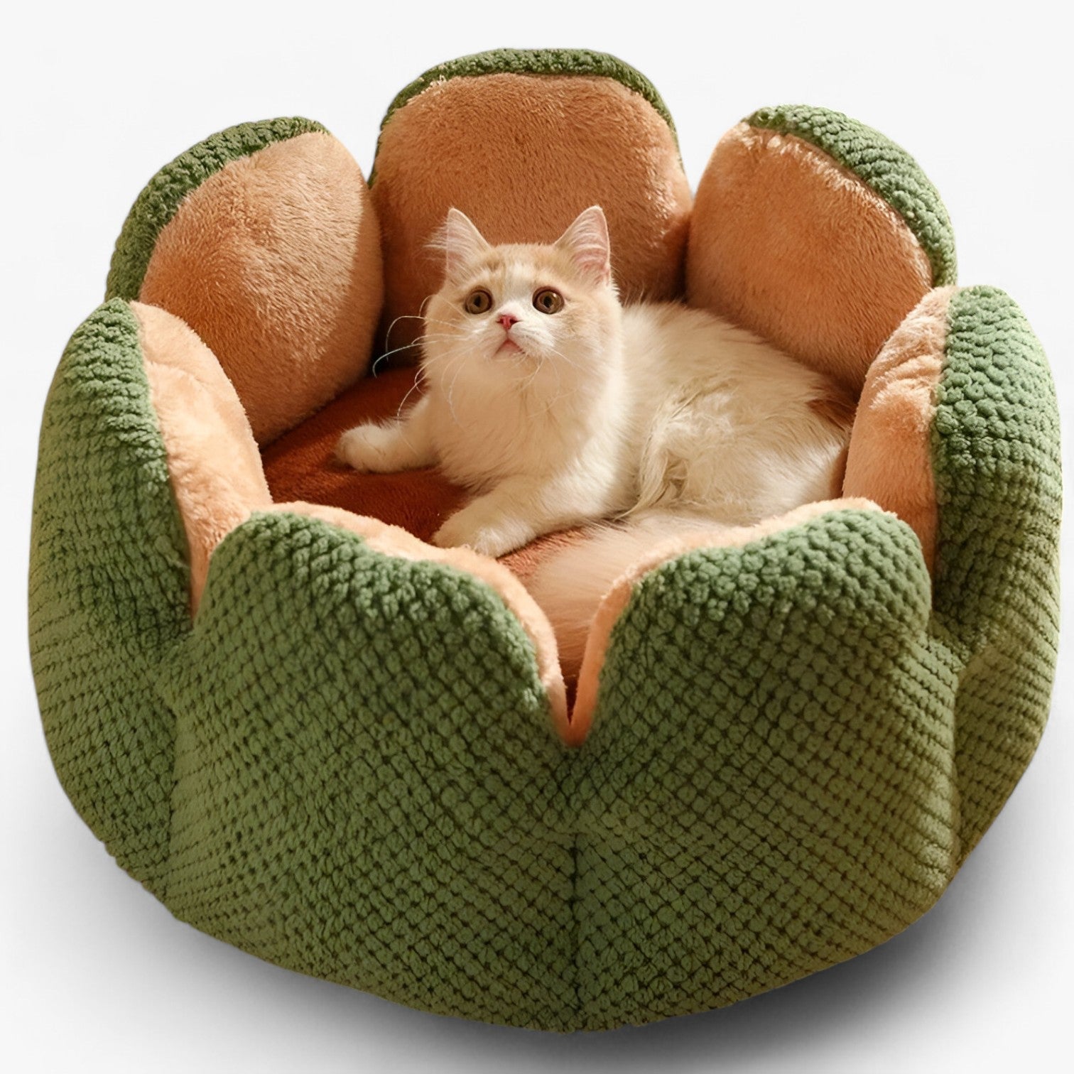 Addie | Blød Bloemhuis – Varm & Hyggelig for Katte og Hvalpe - grøn - baby - {{ product_tags }