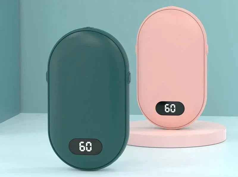 2-i-1 Genopladelig Håndvarmer & Powerbank - USB Lommevarmer - - Winter Gadgets - {{ product_tags }