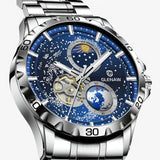 Jareth | Mechanical moon phase watch made of stainless steel